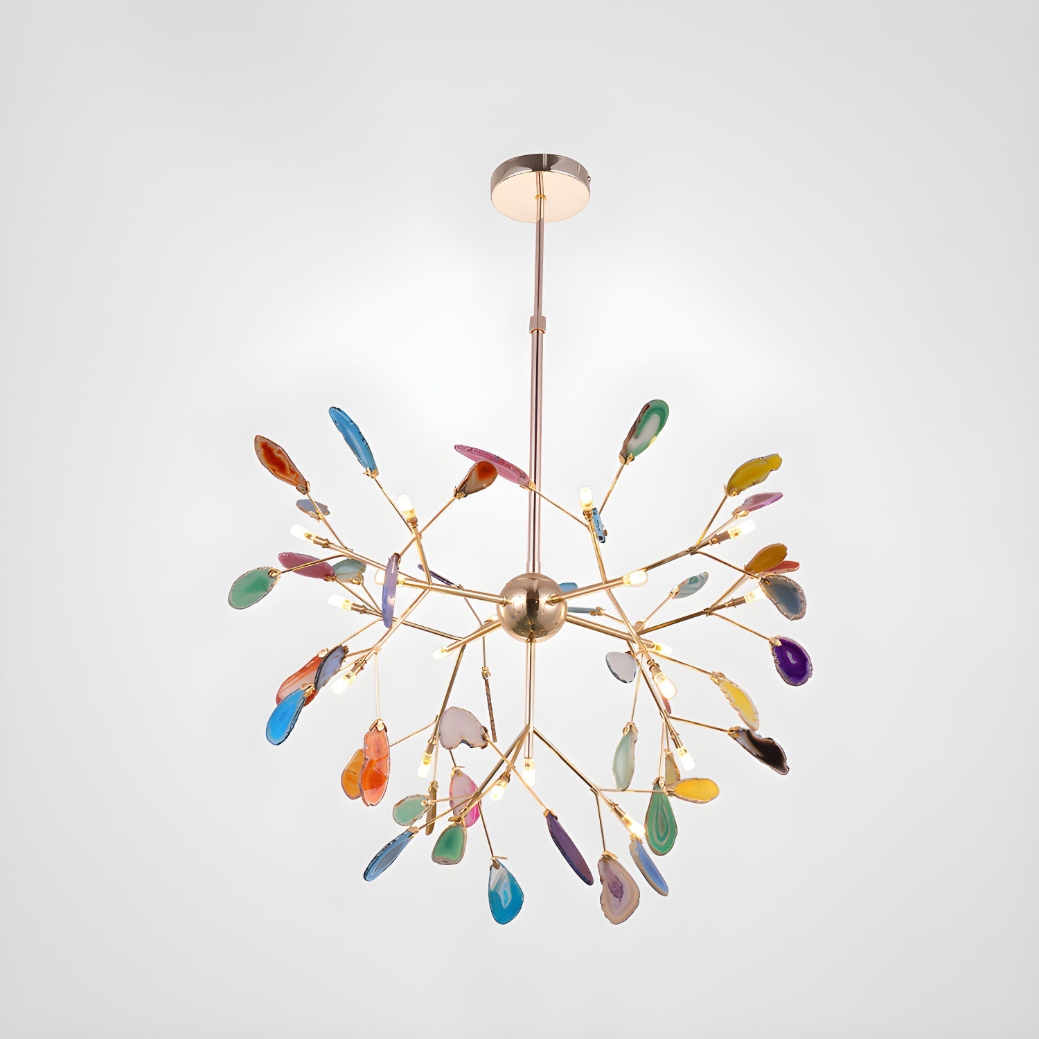 Agate Flake Chandelier - Blowlighting
