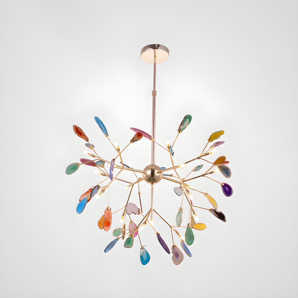 Agate Flake Chandelier - Blowlighting