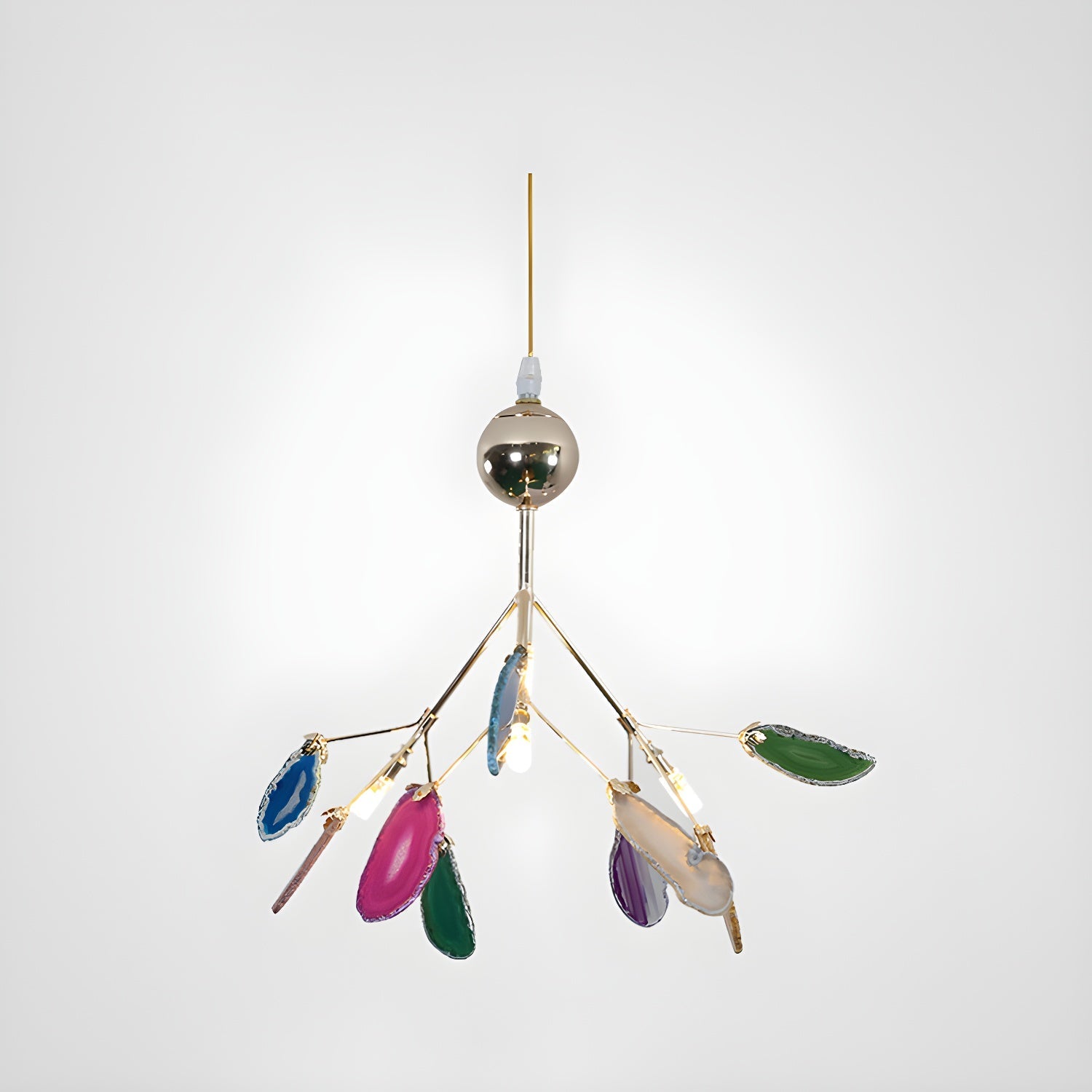 Agate Flake Chandelier - Blowlighting