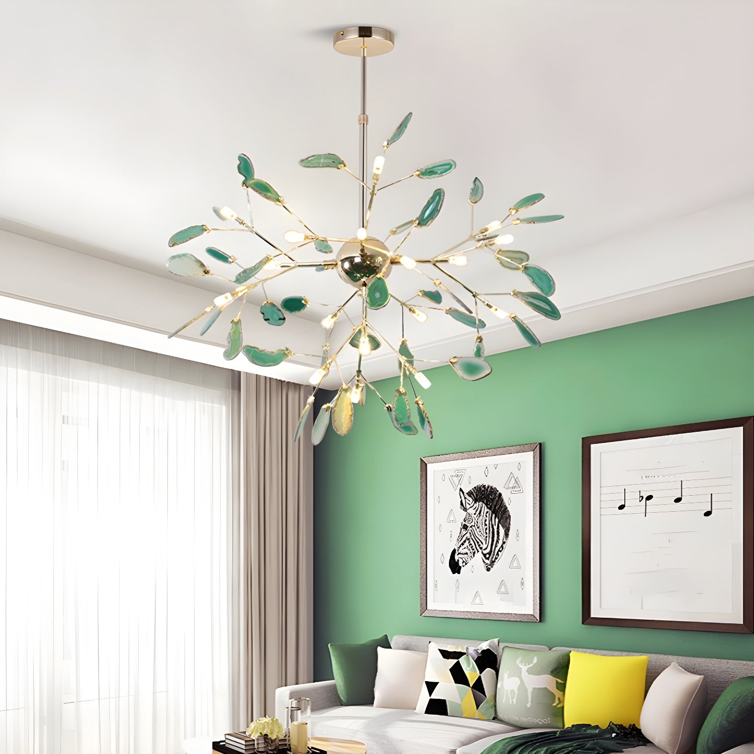 Agate Flake Chandelier - Blowlighting