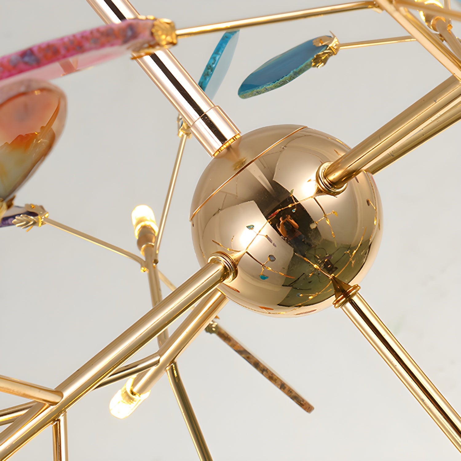 Agate Flake Chandelier - Blowlighting