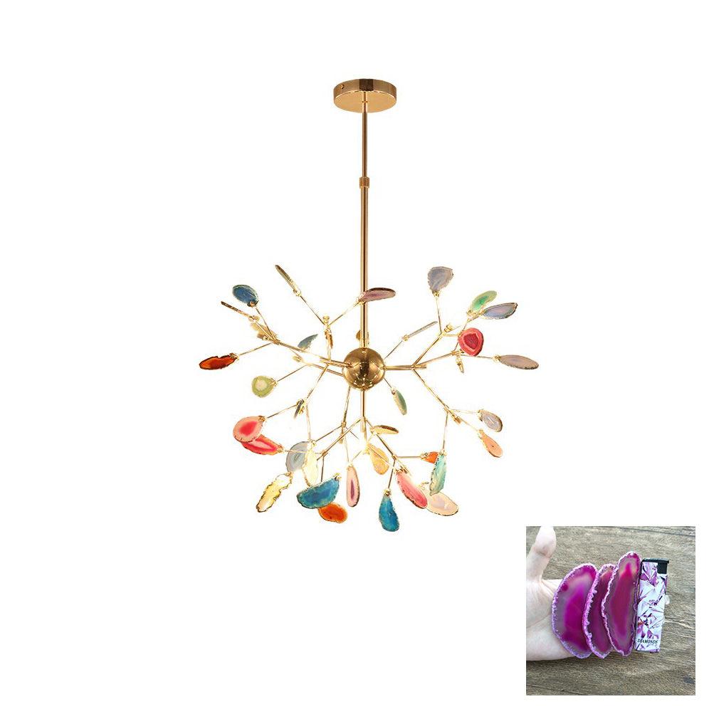 Agate Flake Chandelier - Blowlighting