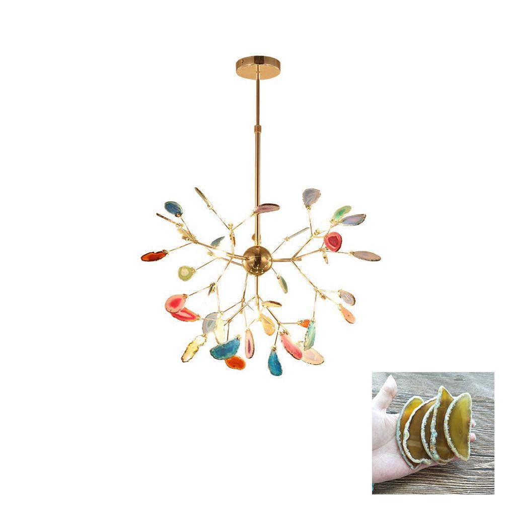 Agate Flake Chandelier - Blowlighting