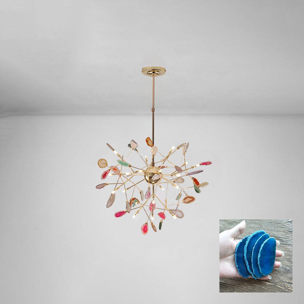 Agate Flake Chandelier - Blowlighting
