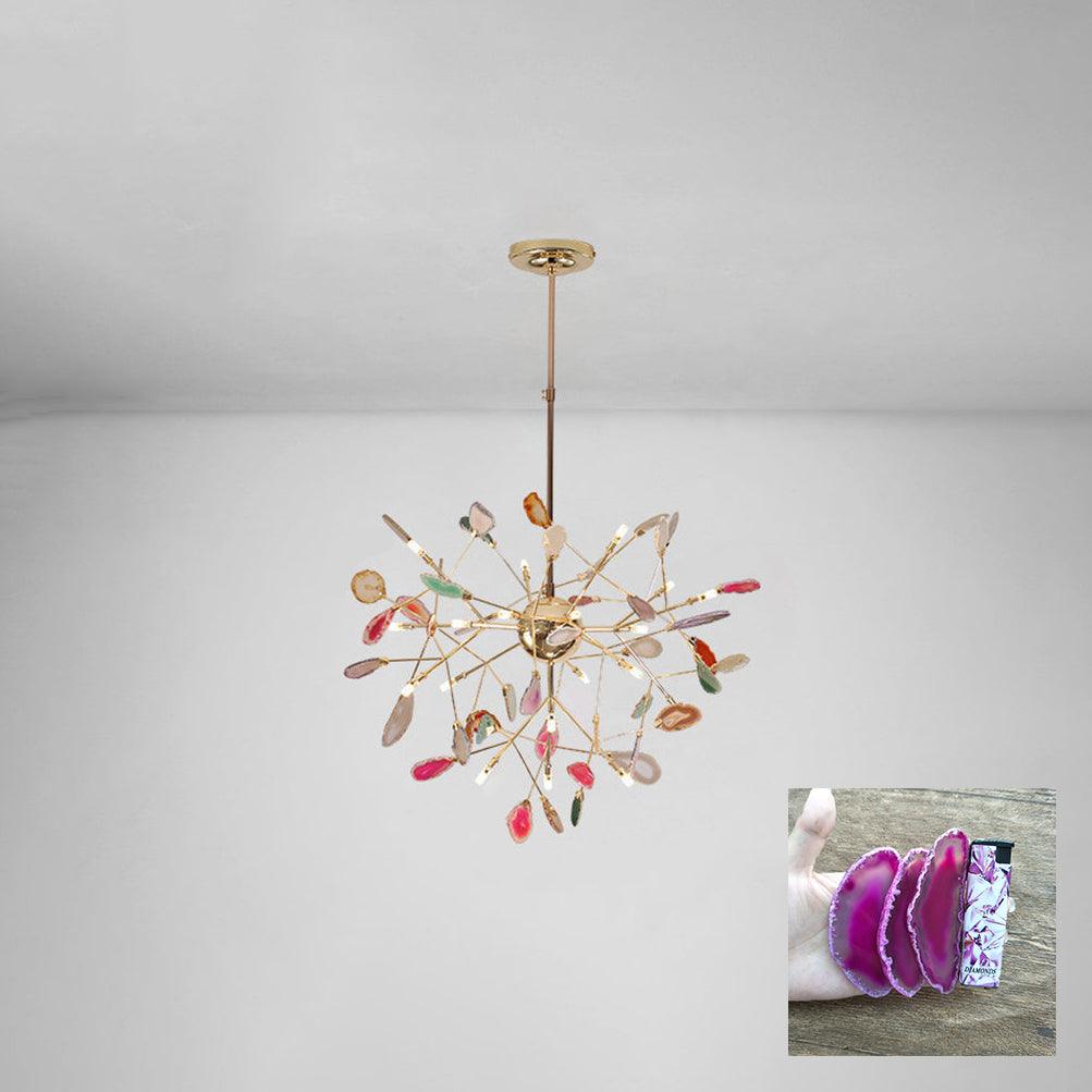 Agate Flake Chandelier - Blowlighting