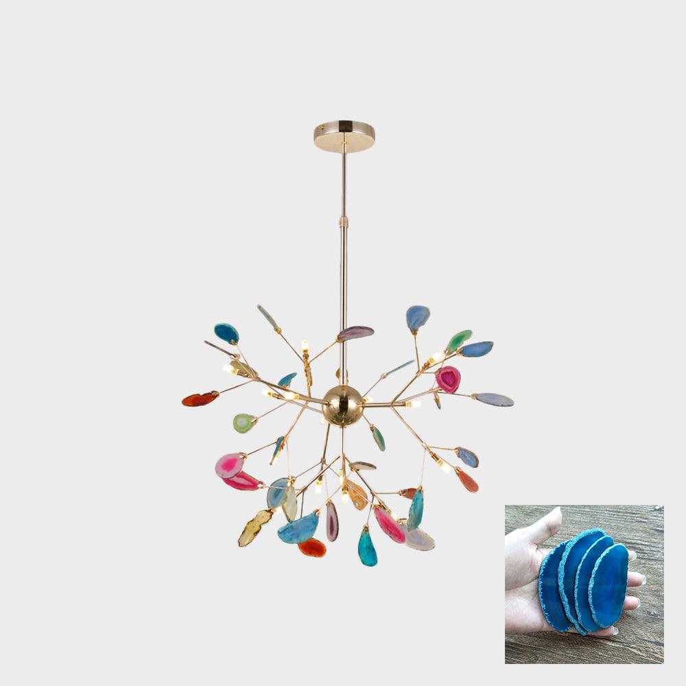 Agate Flake Chandelier - Blowlighting