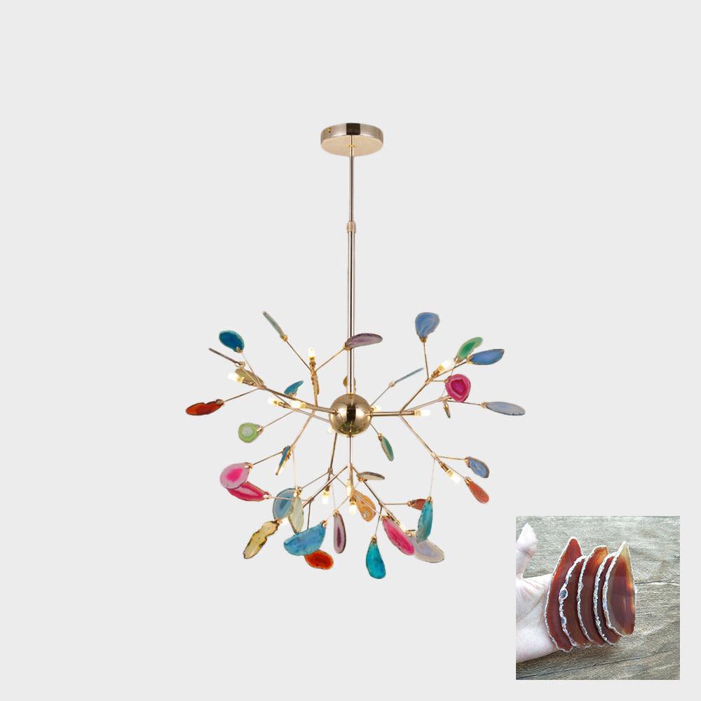 Agate Flake Chandelier - Blowlighting