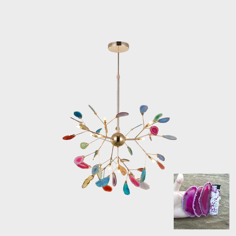 Agate Flake Chandelier - Blowlighting