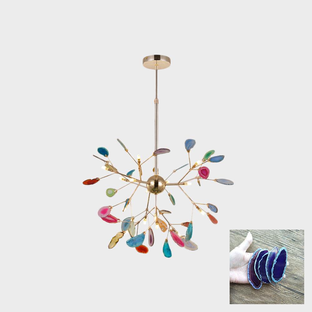 Agate Flake Chandelier - Blowlighting