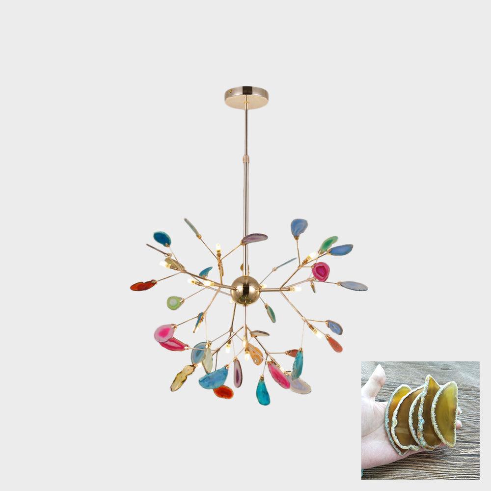 Agate Flake Chandelier - Blowlighting