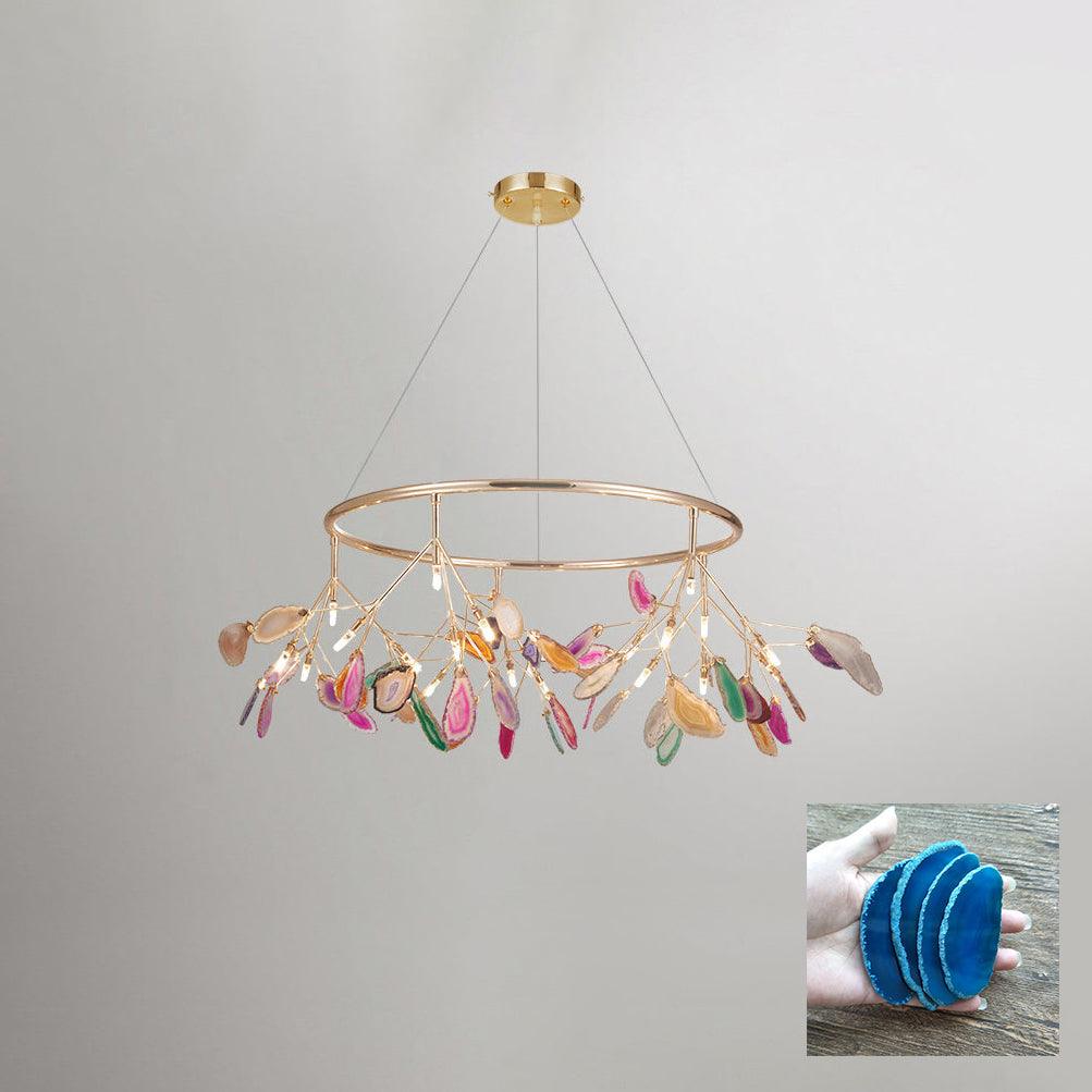 Agate Flake Chandelier - Blowlighting