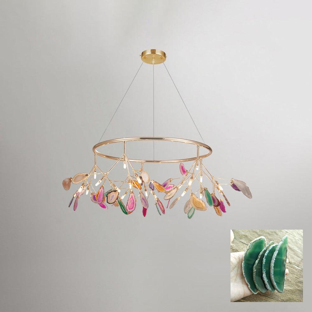 Agate Flake Chandelier - Blowlighting