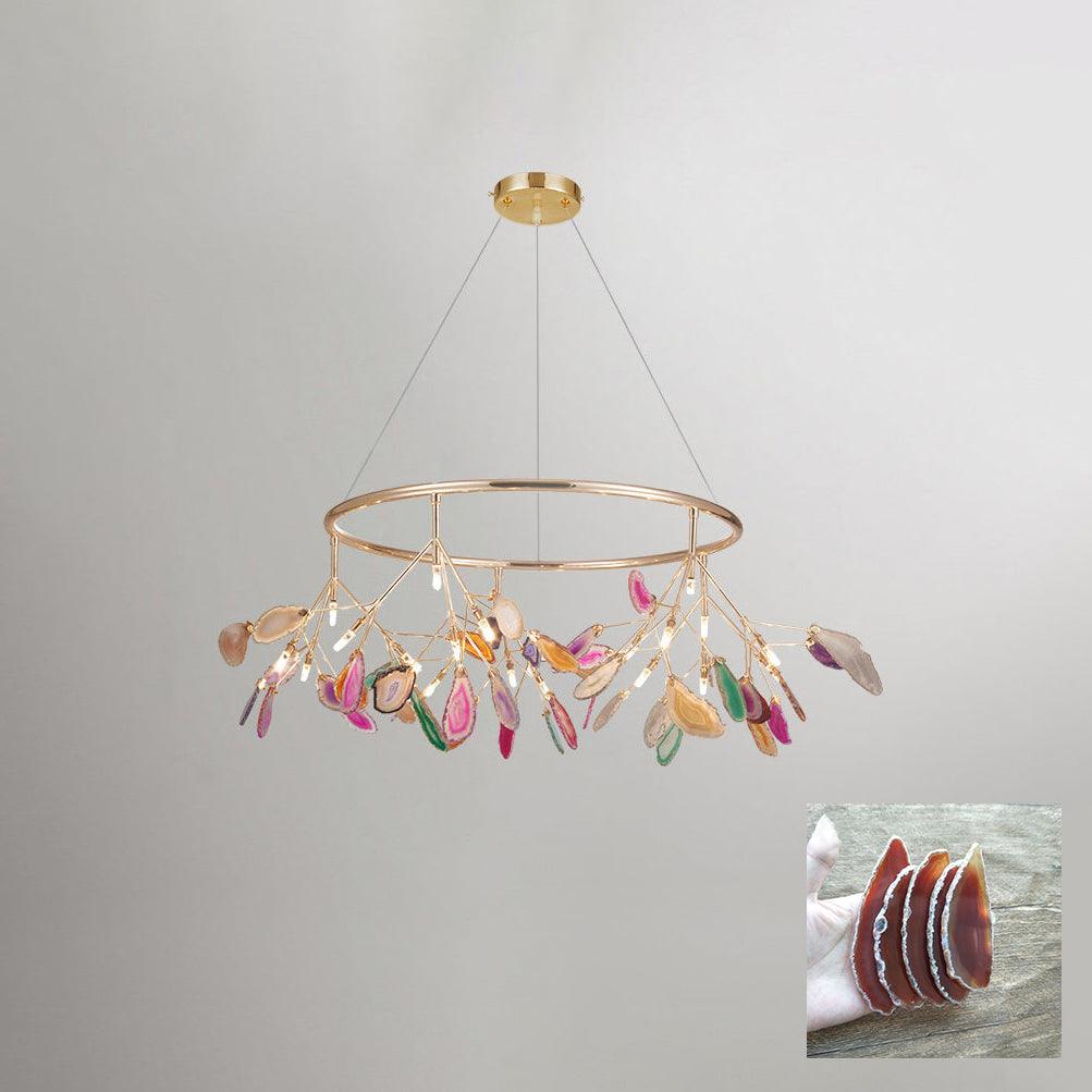 Agate Flake Chandelier - Blowlighting