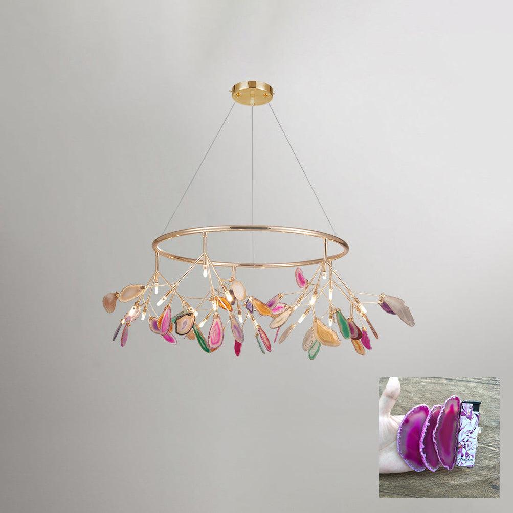 Agate Flake Chandelier - Blowlighting