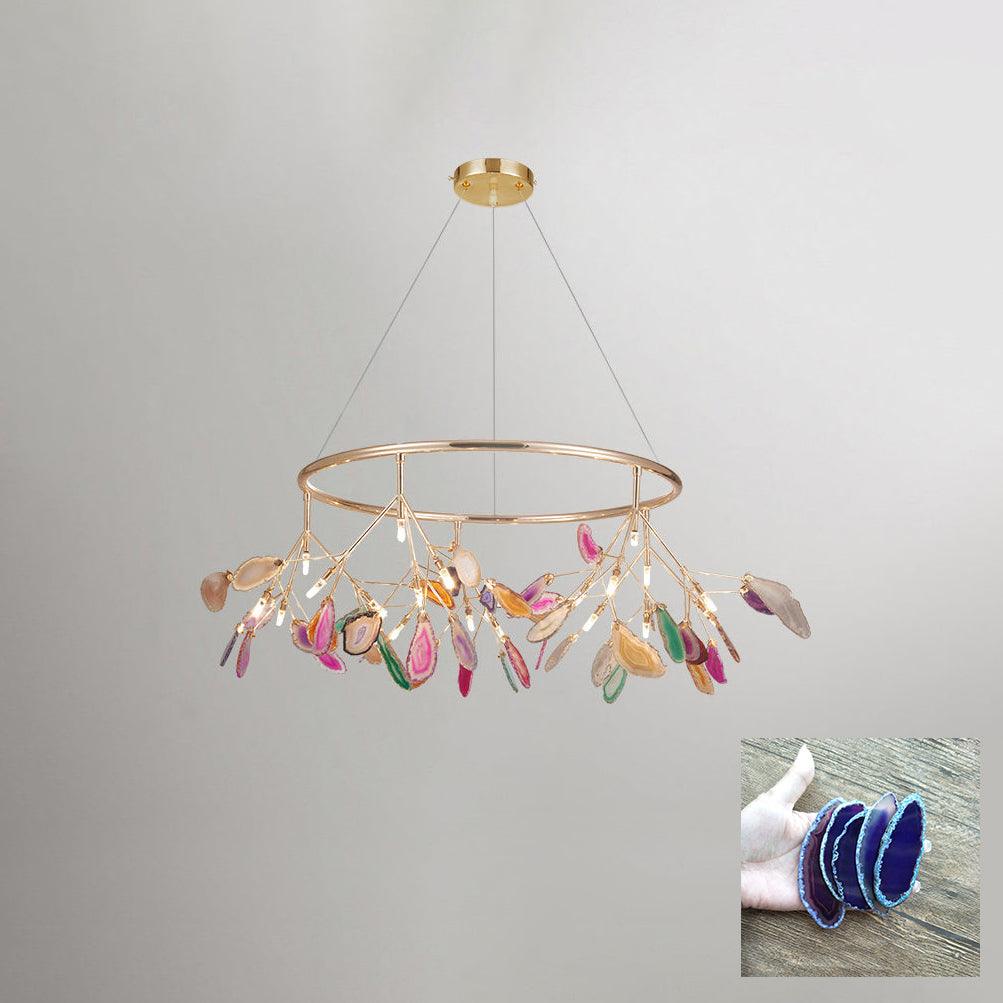 Agate Flake Chandelier - Blowlighting