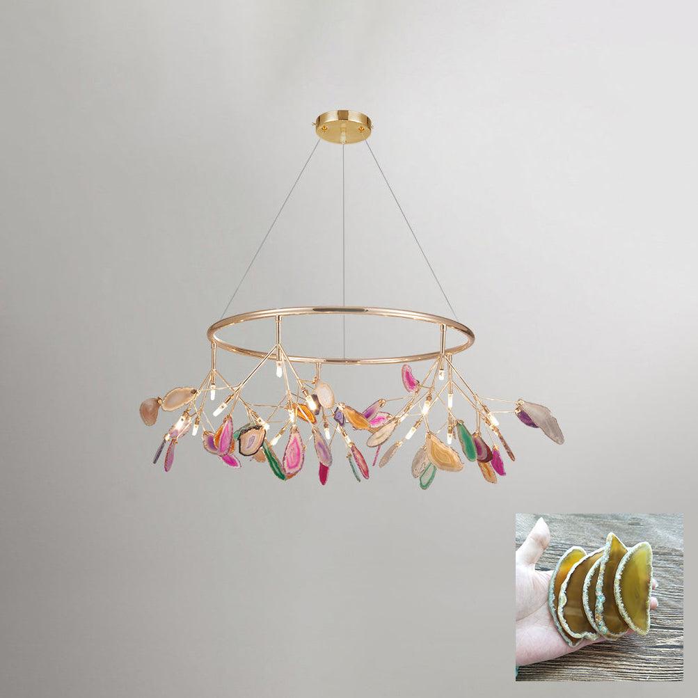Agate Flake Chandelier - Blowlighting