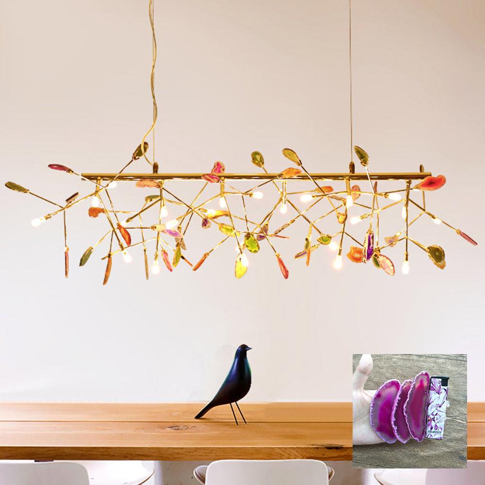 Agate Flake Chandelier - Blowlighting