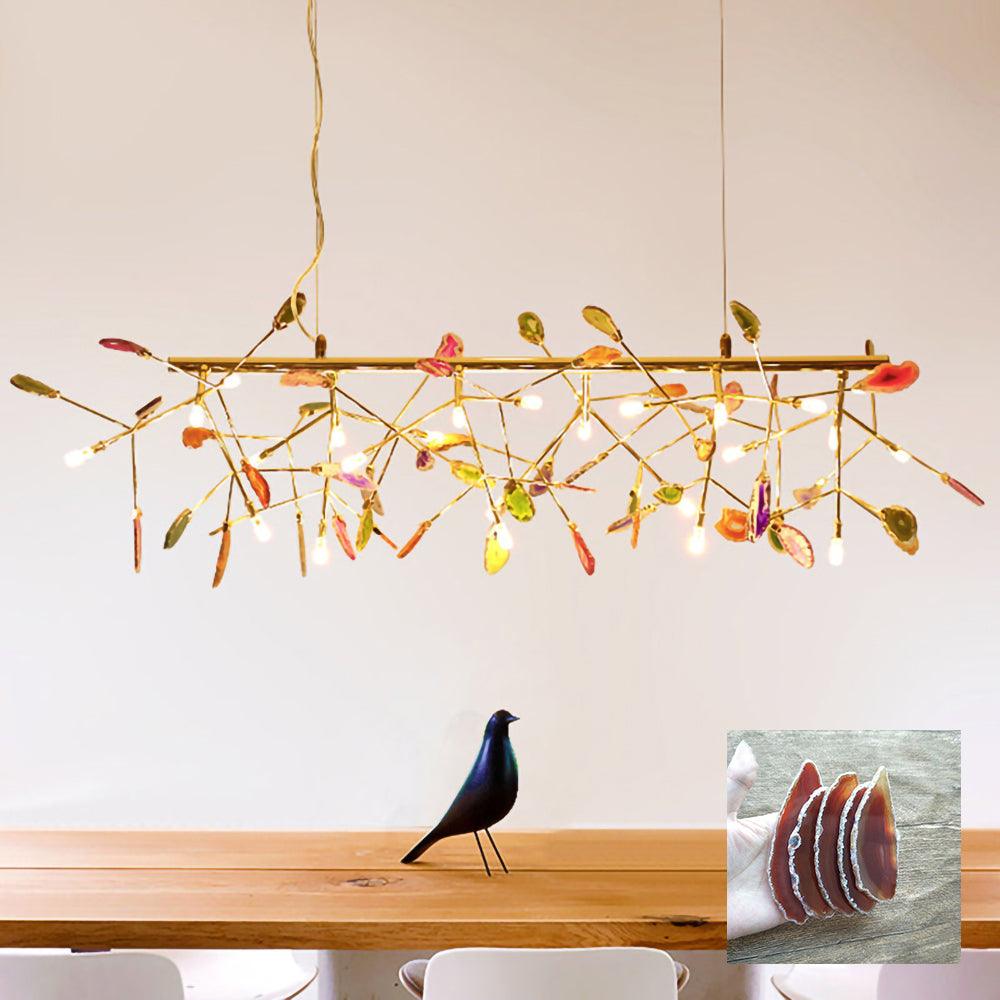 Agate Flake Chandelier - Blowlighting