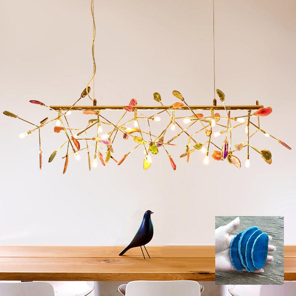 Agate Flake Chandelier - Blowlighting