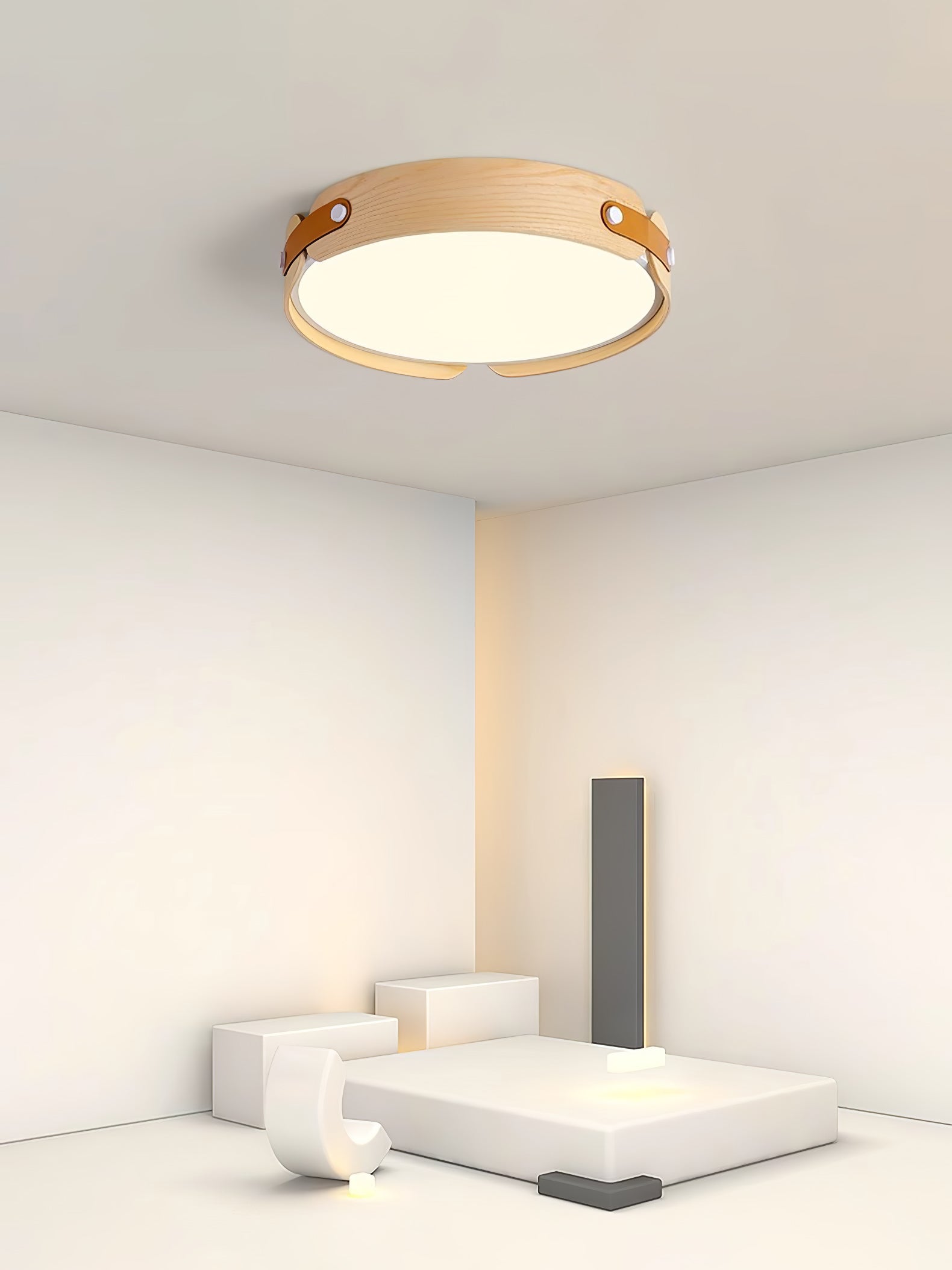 Aiwen Wood Ceiling Light - Blowlighting
