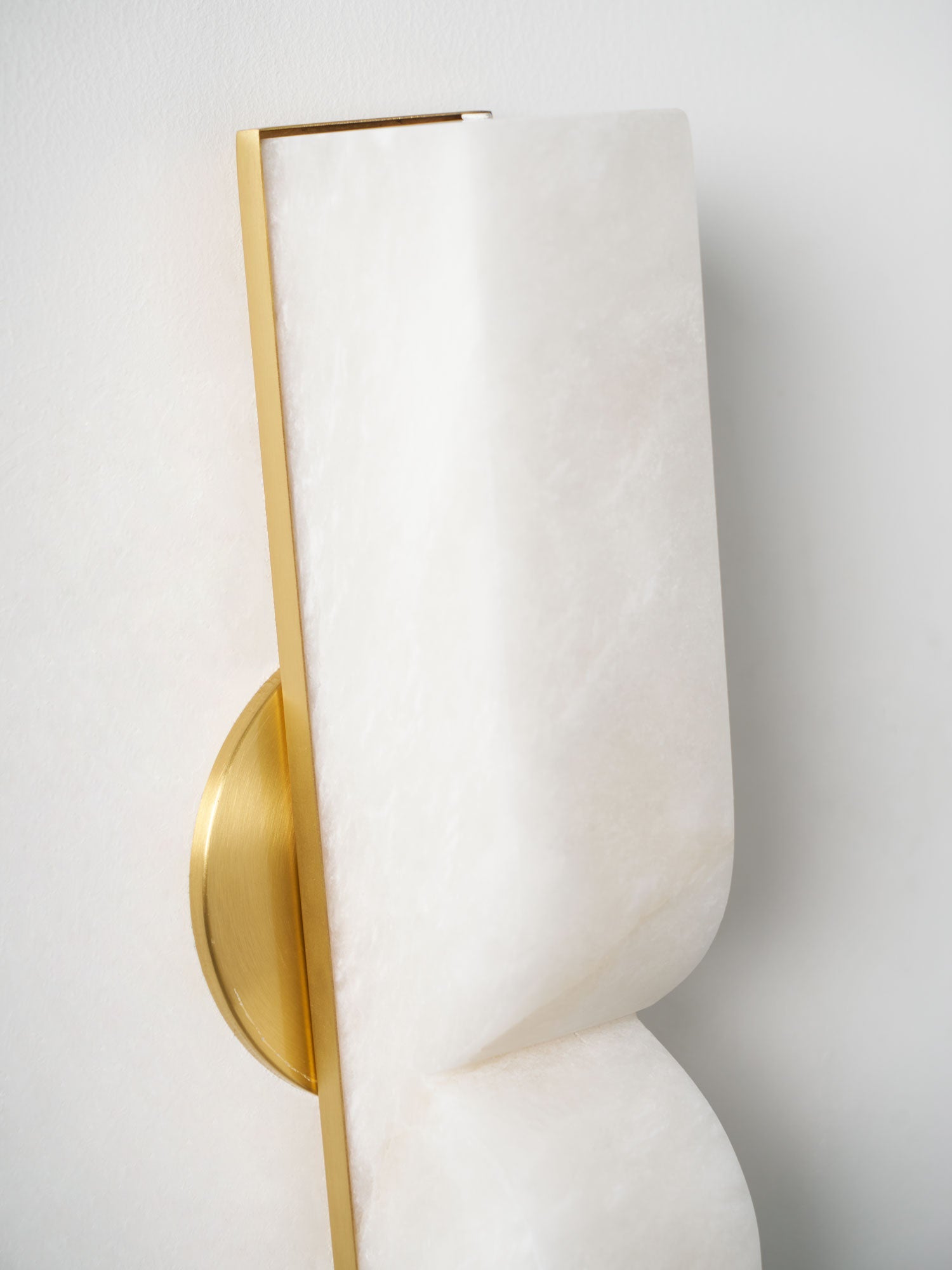 Lunaris Alabaster Rectangular Wall Lamp - Blowlighting