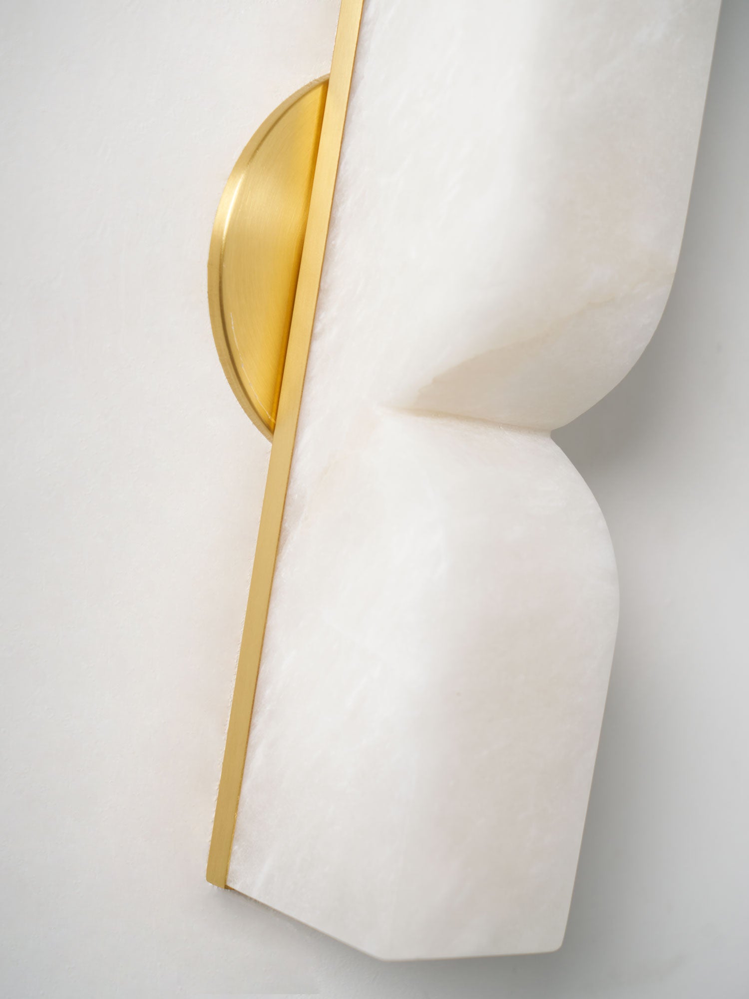 Lunaris Alabaster Rectangular Wall Lamp - Blowlighting