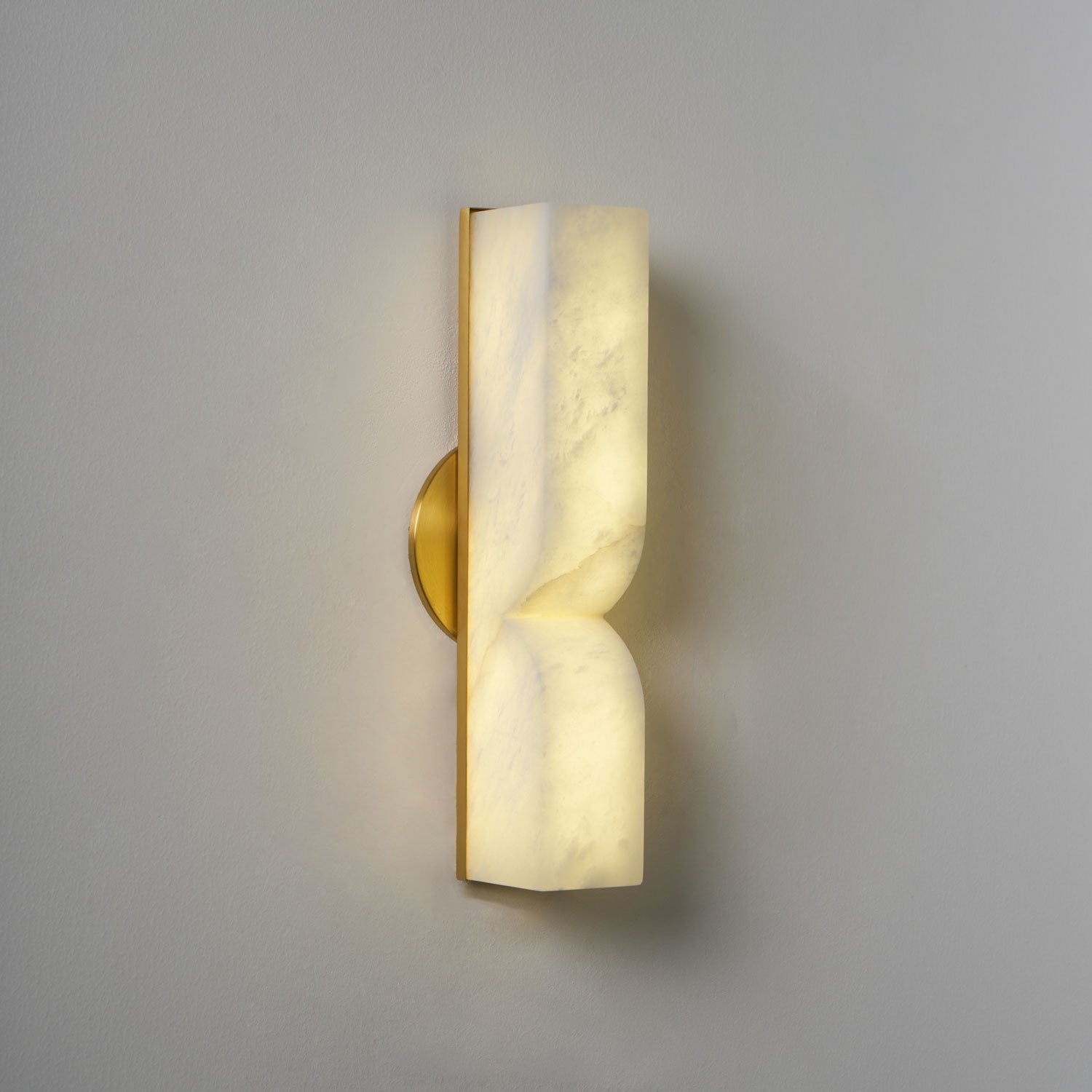 Lunaris Alabaster Rectangular Wall Lamp - Blowlighting