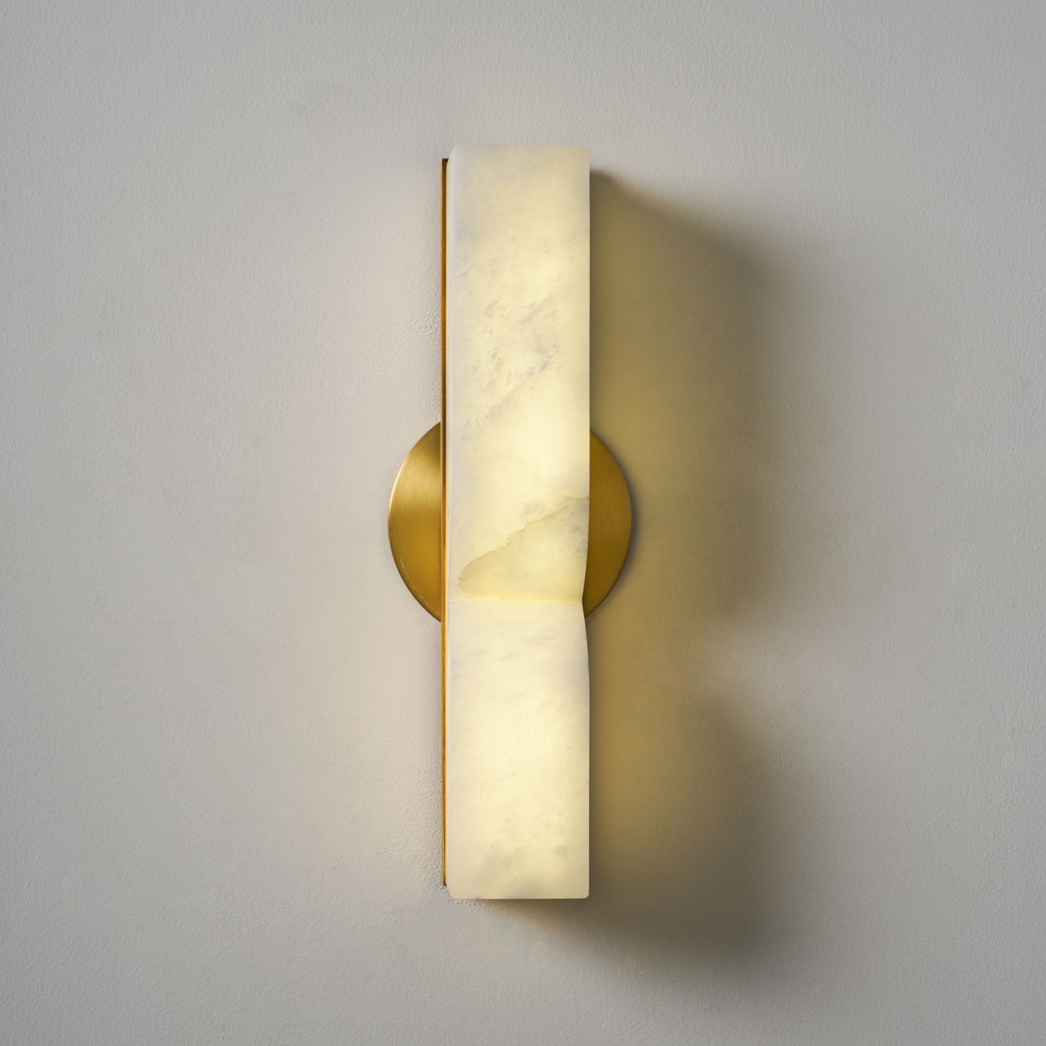 Lunaris Alabaster Rectangular Wall Lamp - Blowlighting