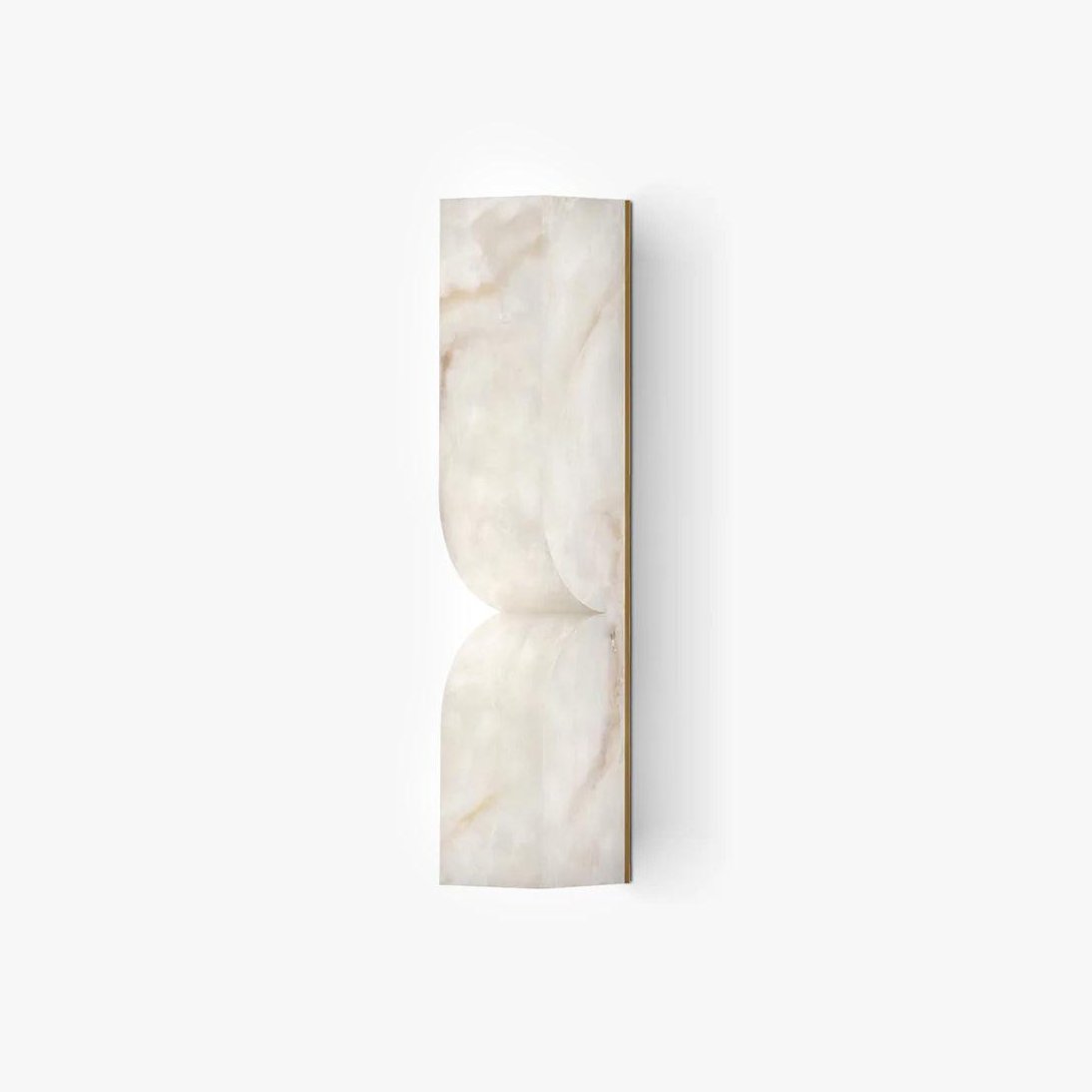 Lunaris Alabaster Rectangular Wall Lamp - Blowlighting