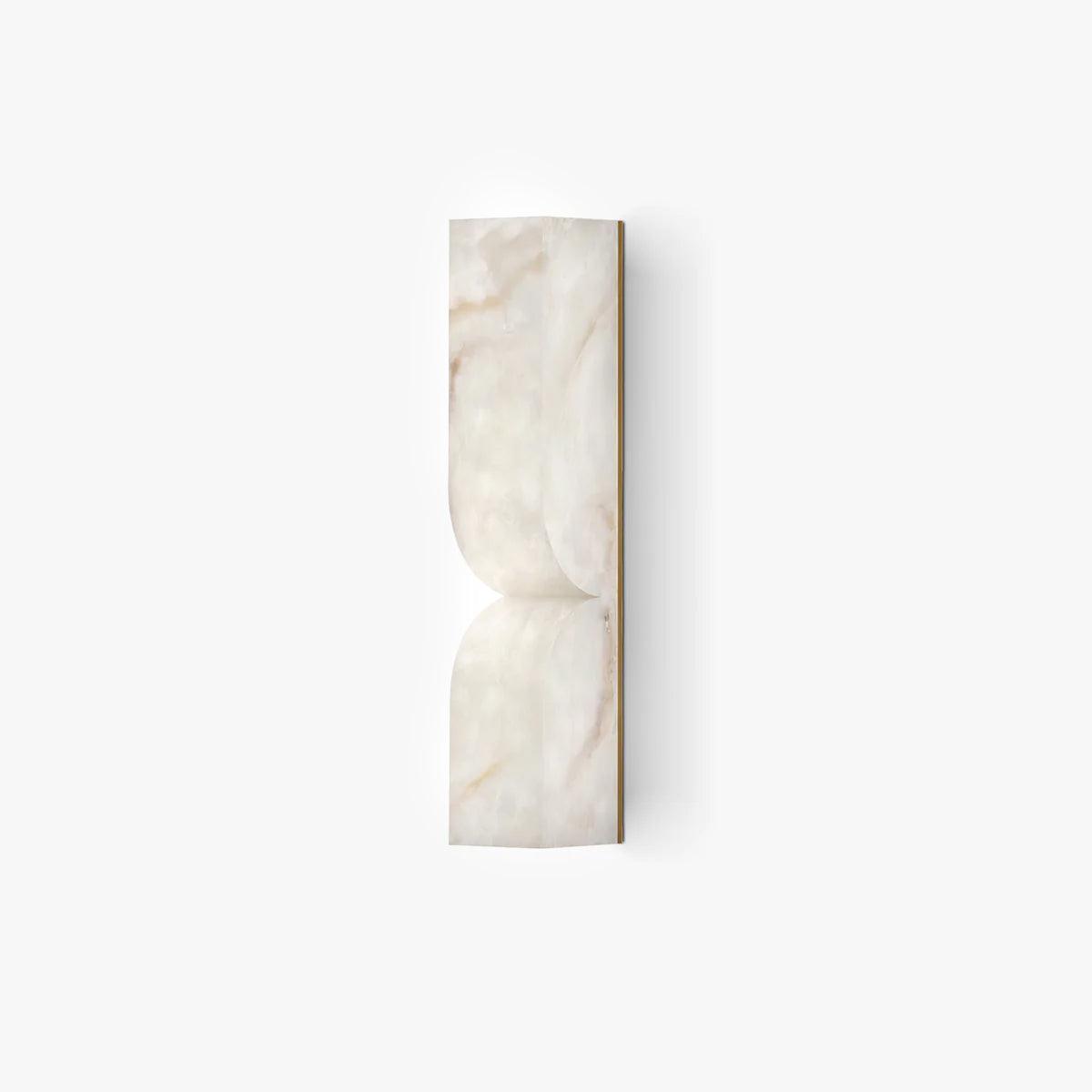 Lunaris Alabaster Rectangular Wall Lamp - Blowlighting