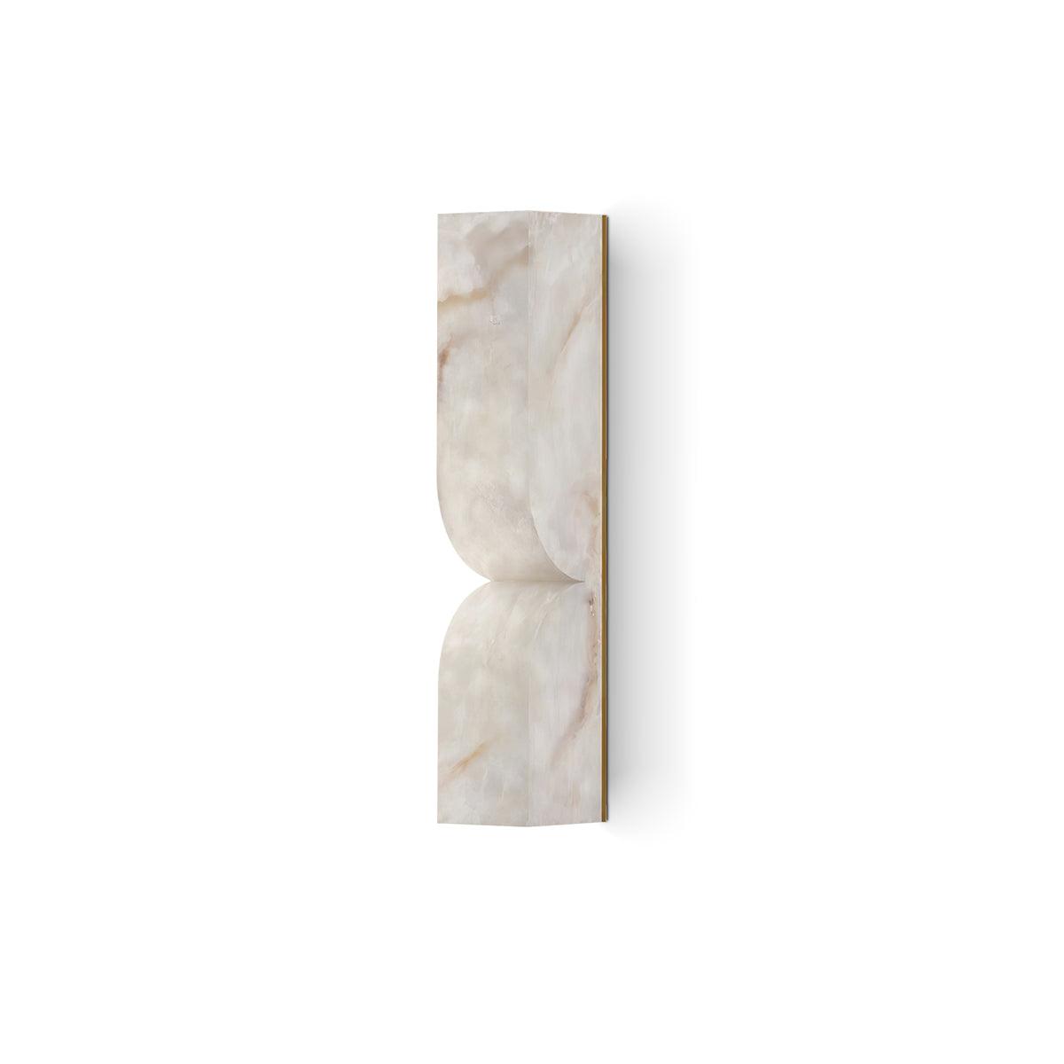 Lunaris Alabaster Rectangular Wall Lamp - Blowlighting