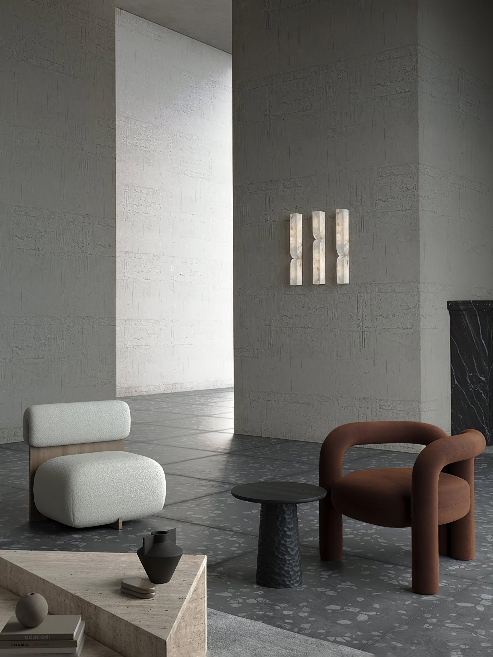 Lunaris Alabaster Rectangular Wall Lamp - Blowlighting