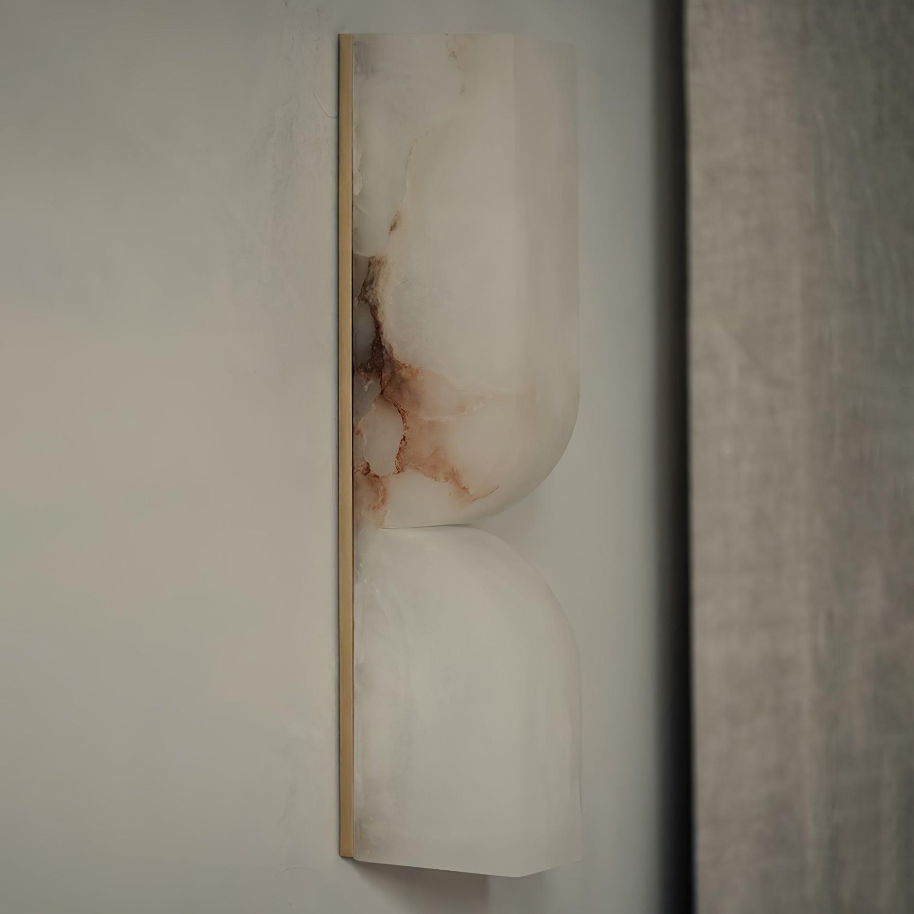Lunaris Alabaster Rectangular Wall Lamp - Blowlighting