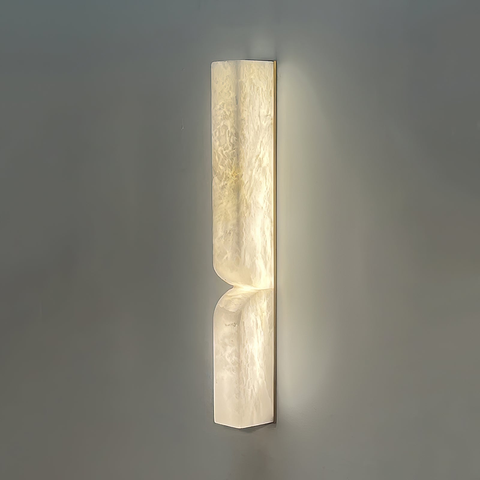 Lunaris Alabaster Rectangular Wall Lamp - Blowlighting