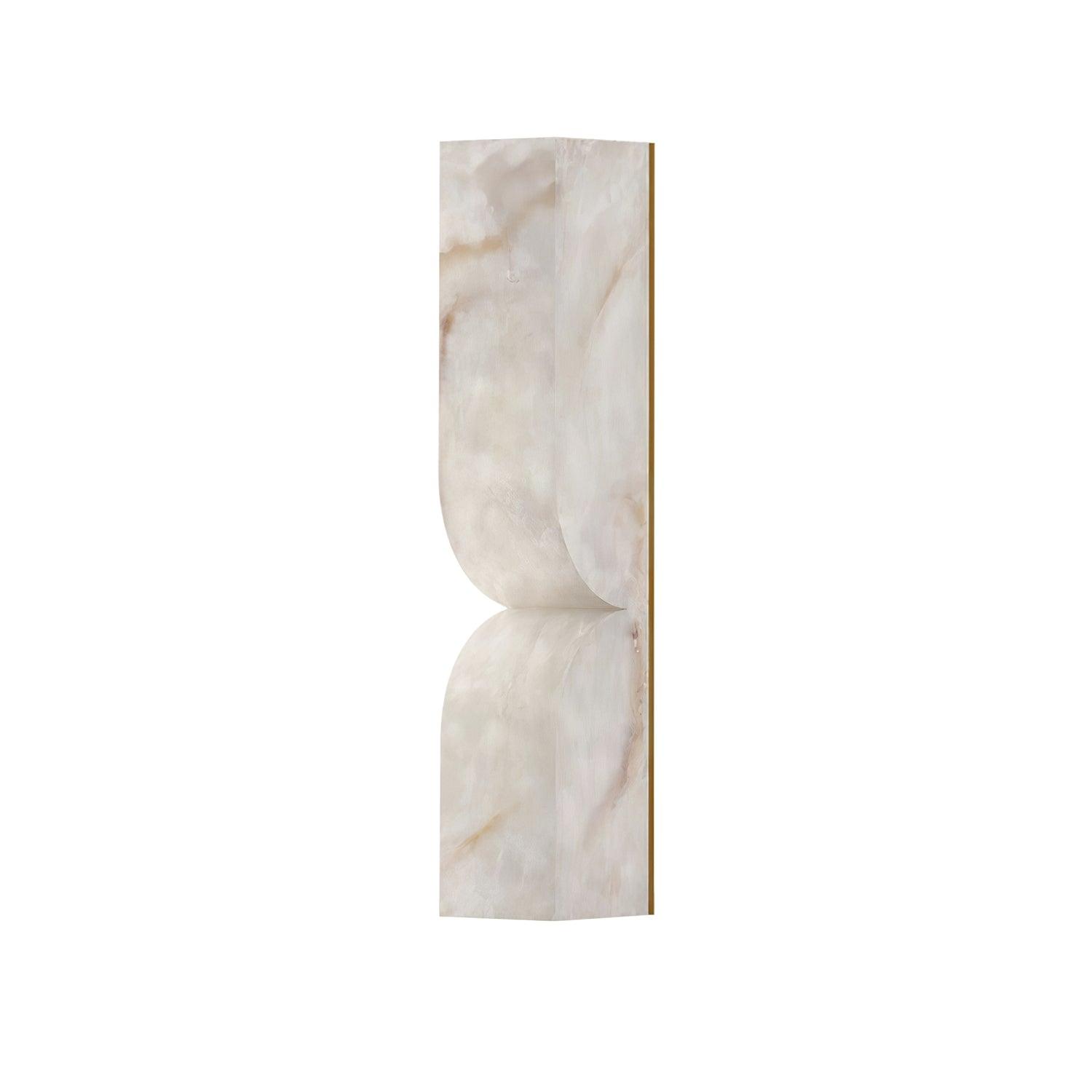 Lunaris Alabaster Rectangular Wall Lamp - Blowlighting