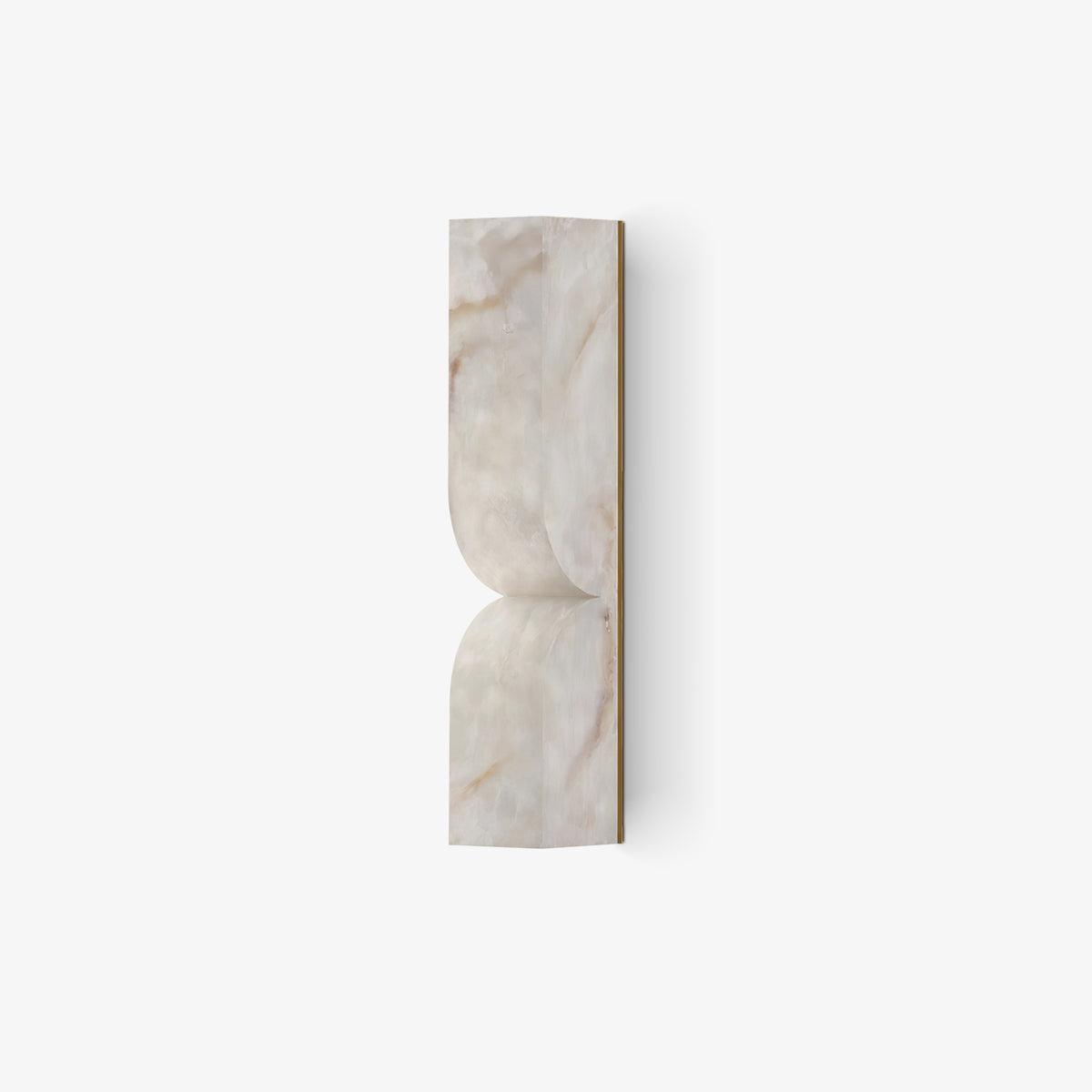 Lunaris Alabaster Rectangular Wall Lamp - Blowlighting