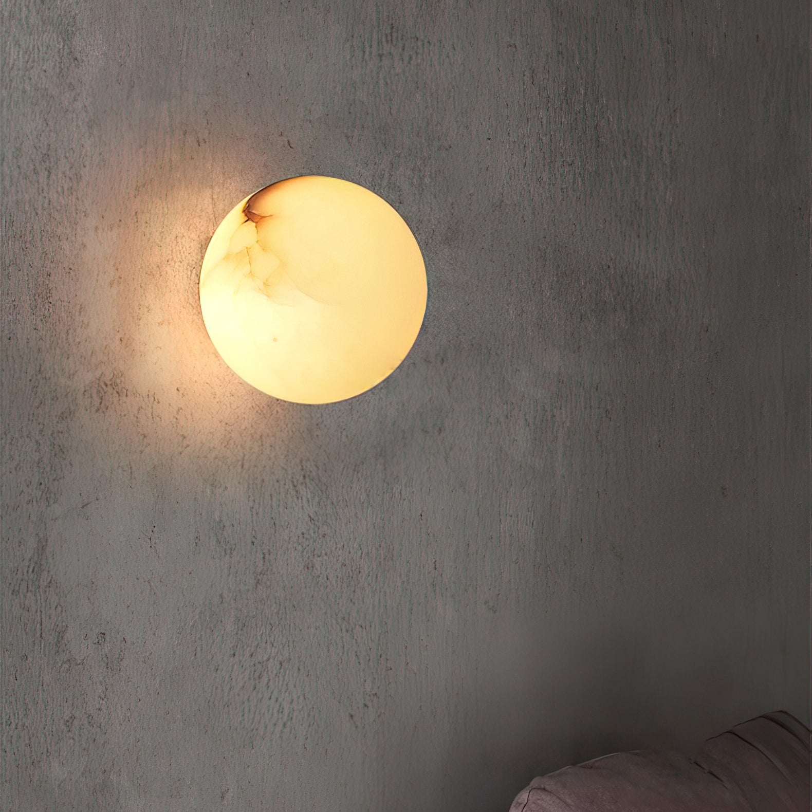 Vevinir Alabaster Globe Wall Light - Blowlighting