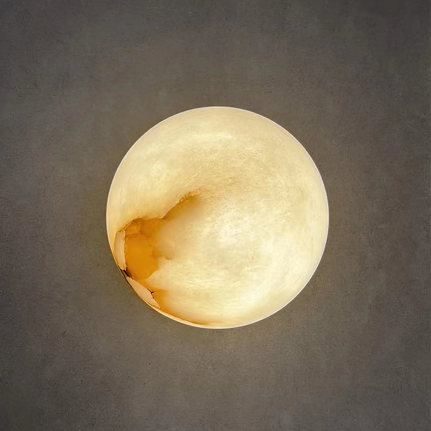 Vevinir Alabaster Globe Wall Light - Blowlighting