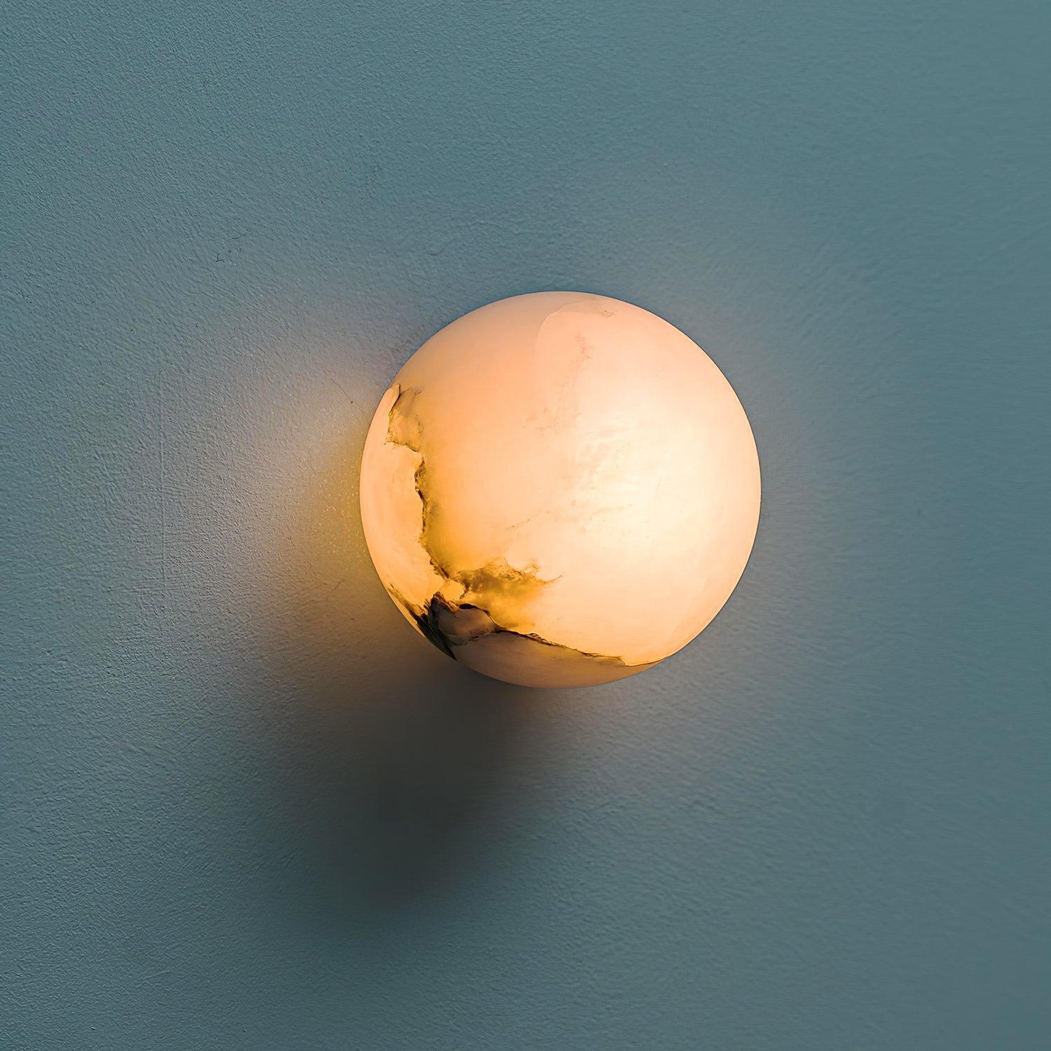 Vevinir Alabaster Globe Wall Light - Blowlighting