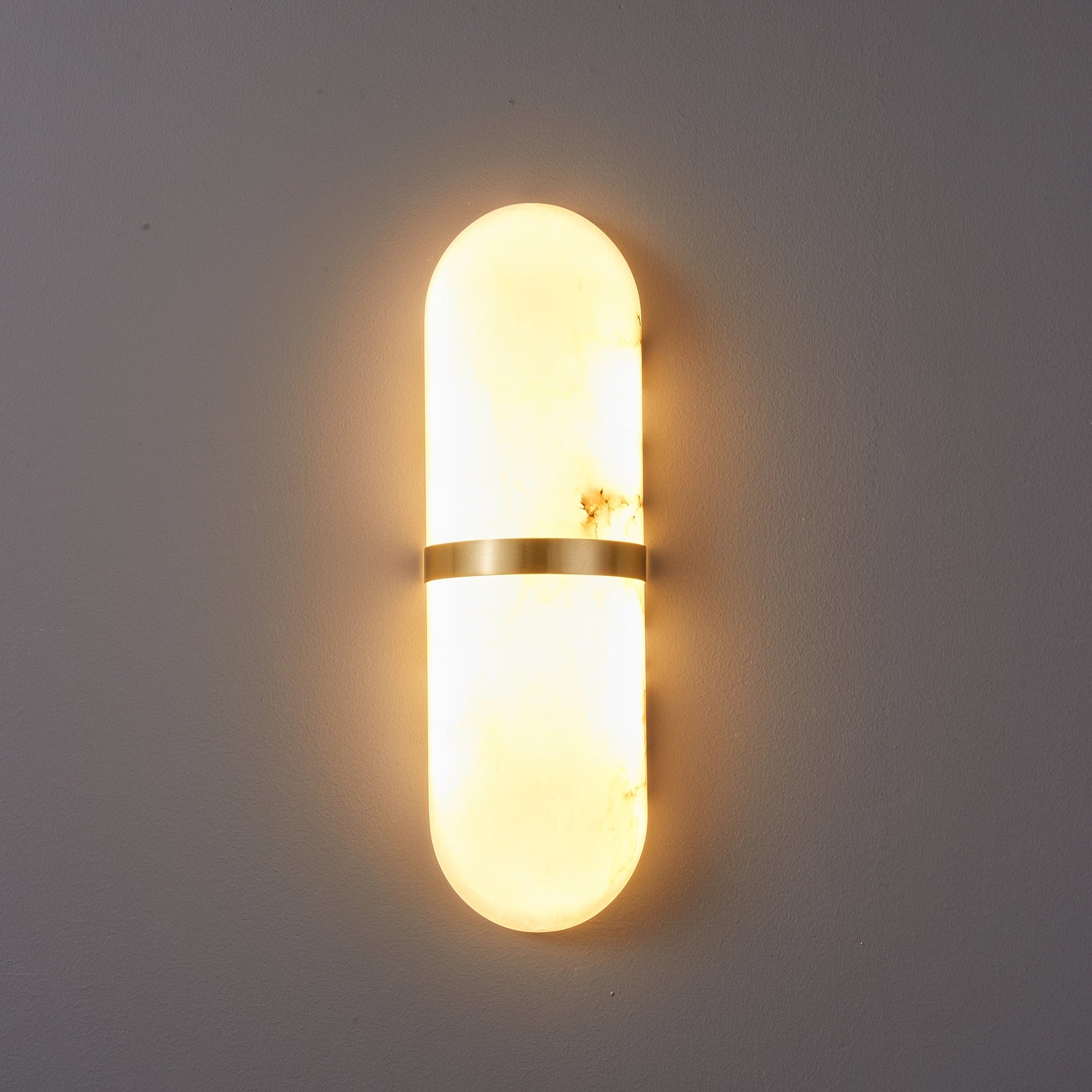 Vitheion Minimalist Alabaster Wall Light - Blowlighting