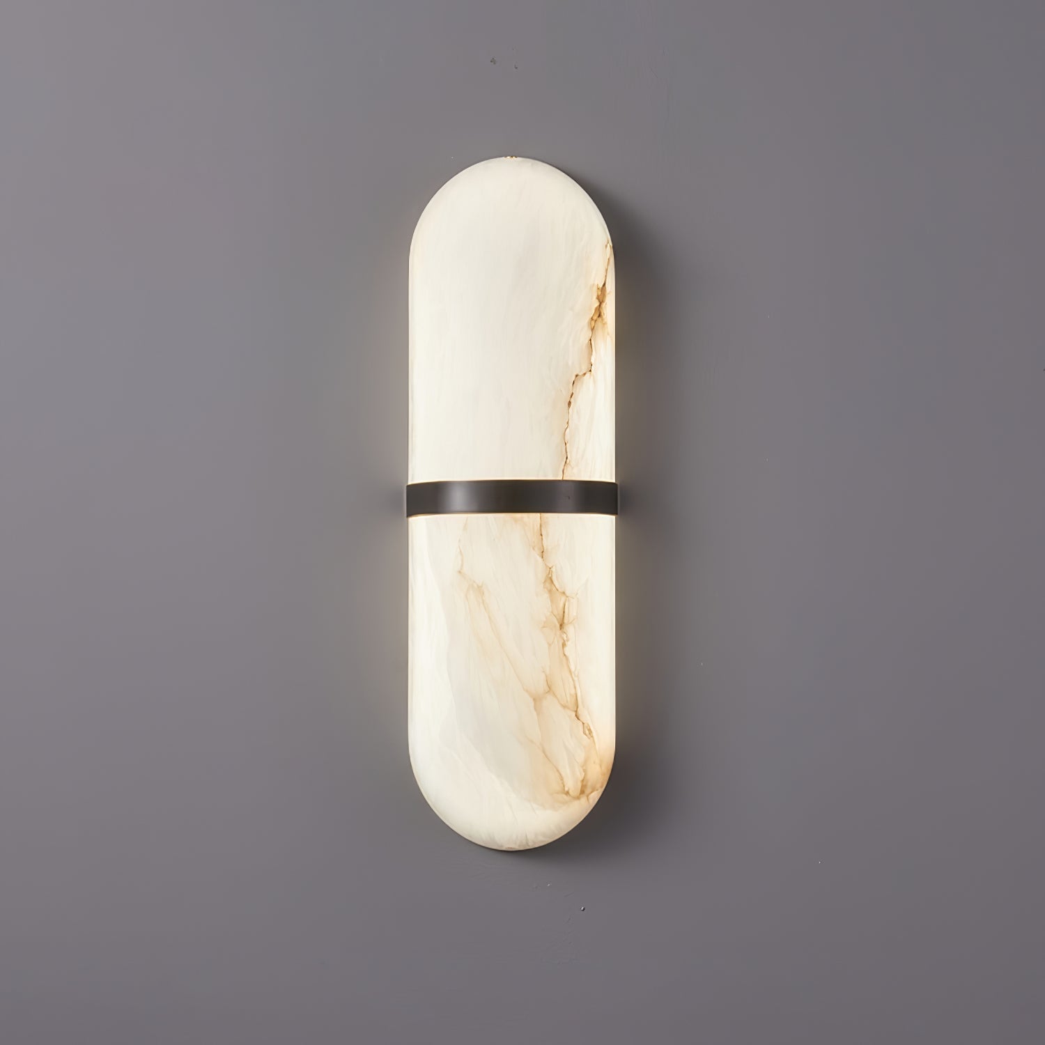 Vitheion Minimalist Alabaster Wall Light - Blowlighting