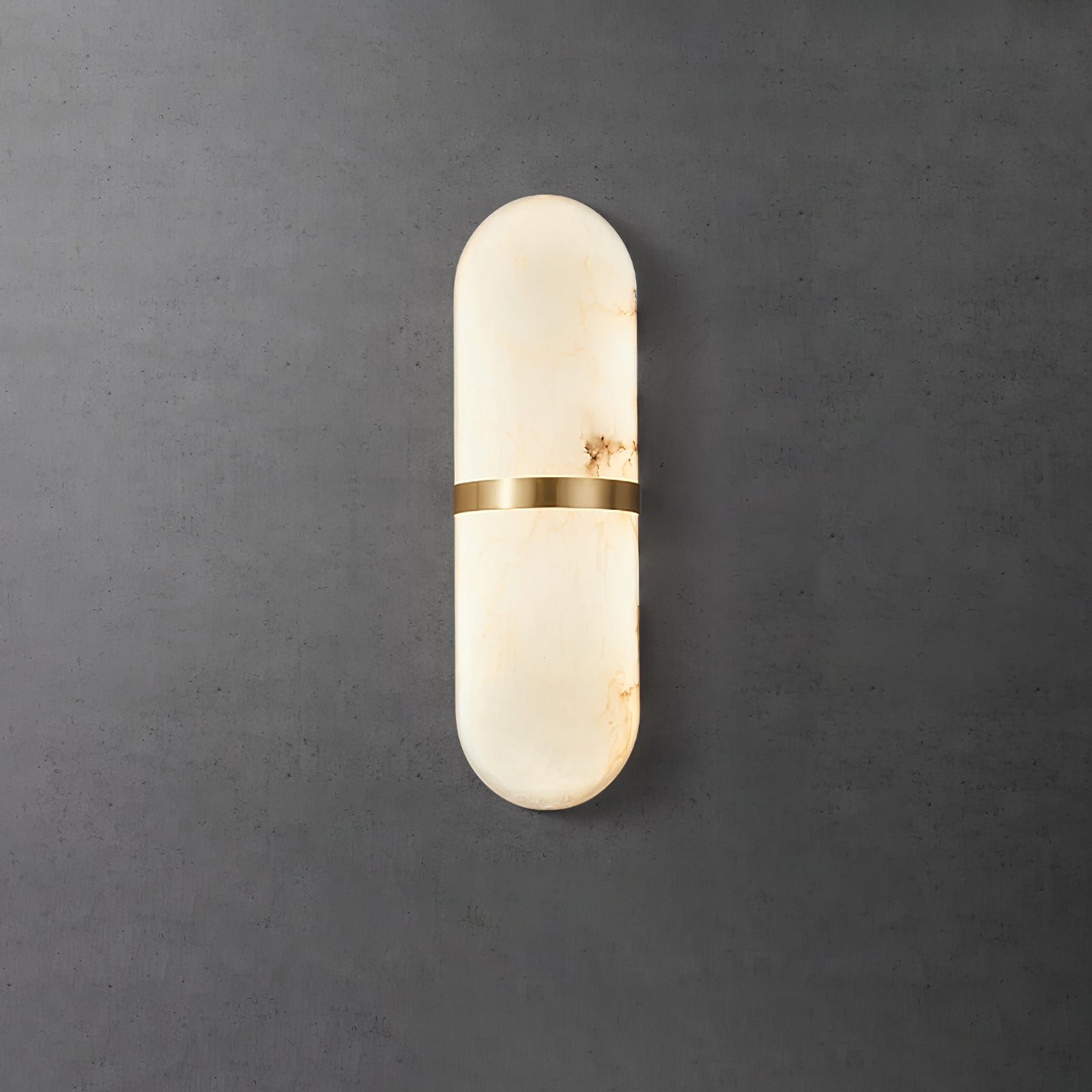 Vitheion Minimalist Alabaster Wall Light - Blowlighting