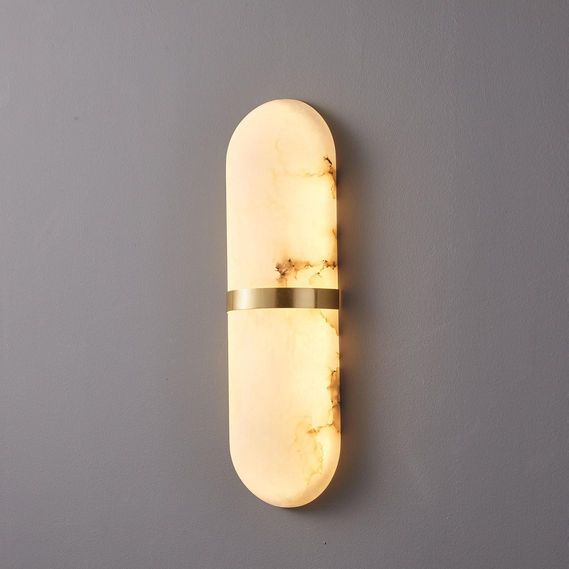 Vitheion Minimalist Alabaster Wall Light - Blowlighting
