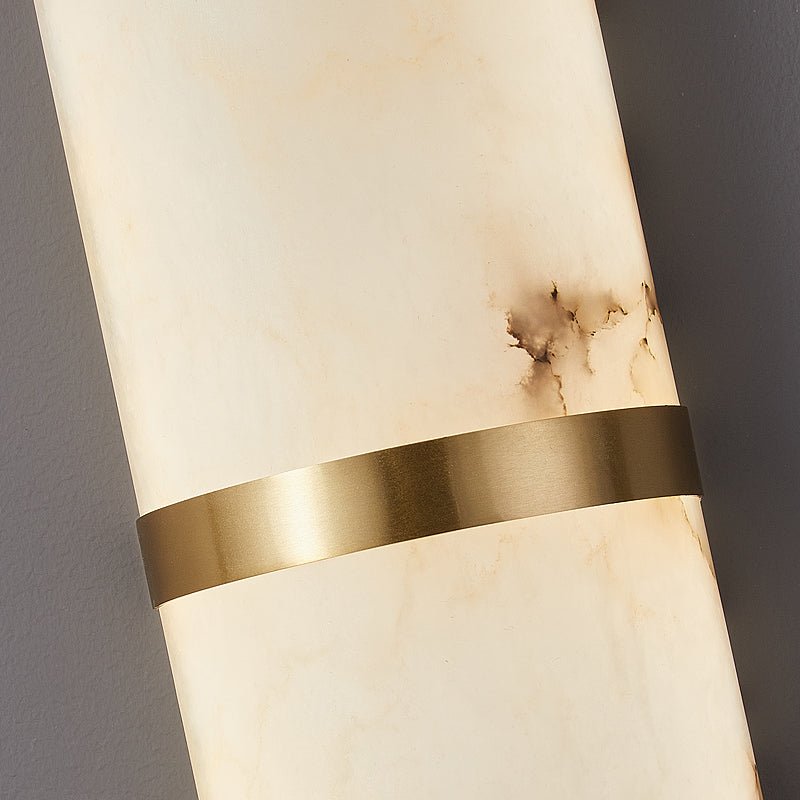 Vitheion Minimalist Alabaster Wall Light - Blowlighting