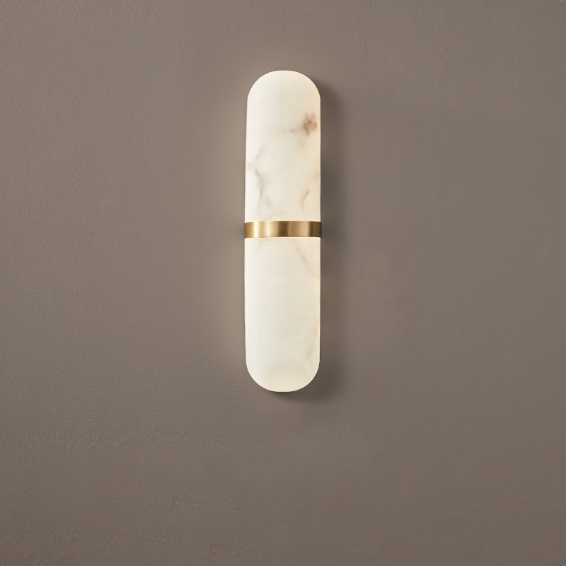 Vitheion Minimalist Alabaster Wall Light - Blowlighting