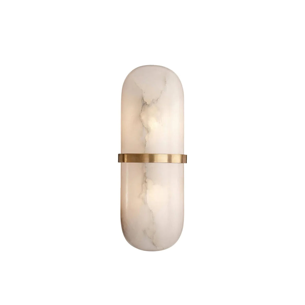 Vitheion Minimalist Alabaster Wall Light - Blowlighting