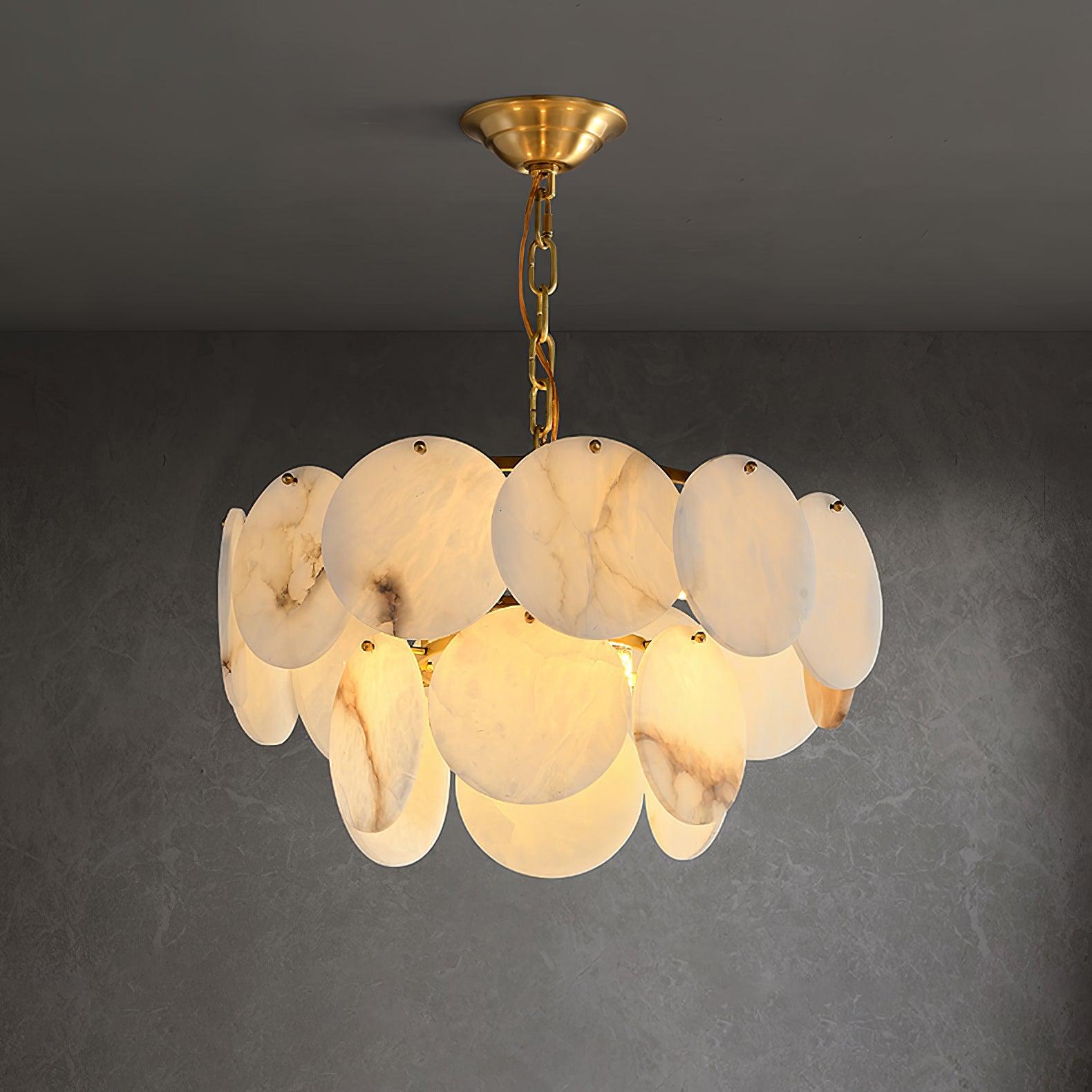 Ulorir Alabaster Chandelier - Blowlighting