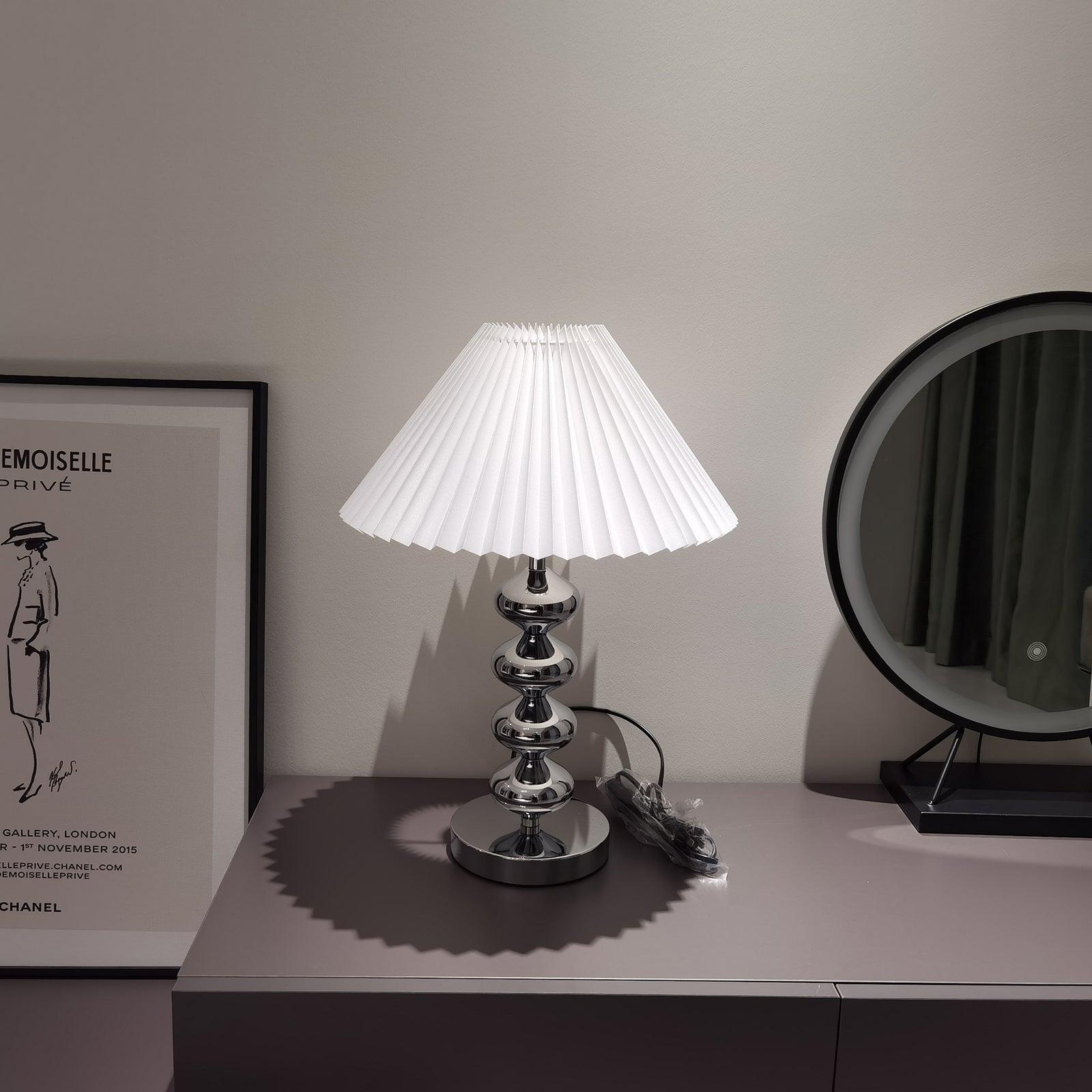 Aleisha Pleated Table Lamp - Blowlighting