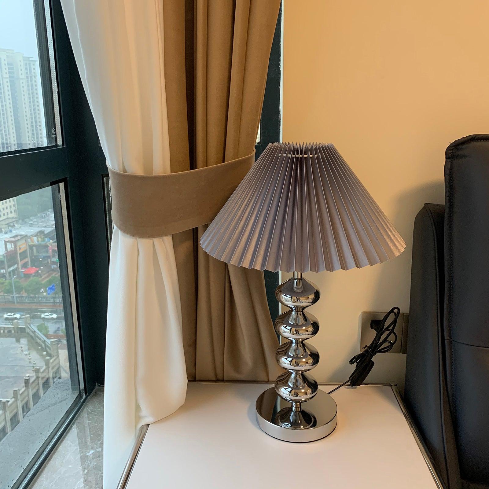 Aleisha Pleated Table Lamp - Blowlighting