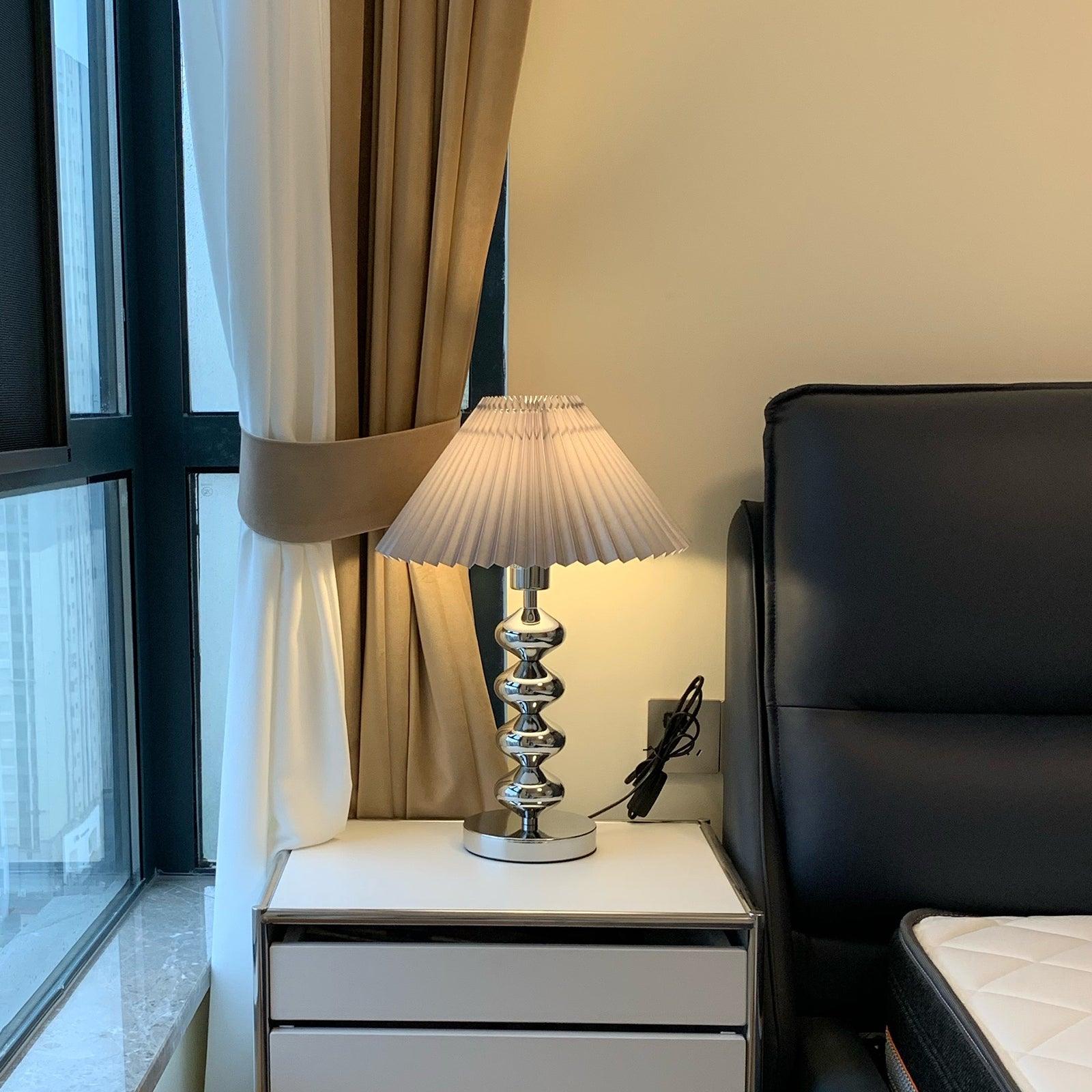 Aleisha Pleated Table Lamp - Blowlighting